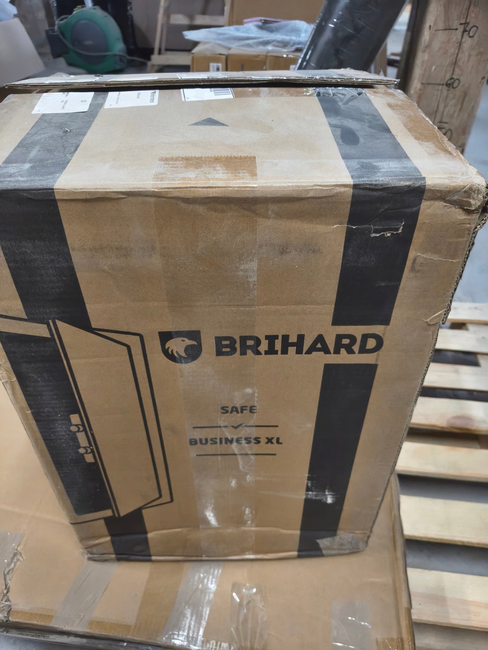 Brihard Business XL sejf na klucz 50x35x36 cm 17 kg czarny — zdjęcie 11