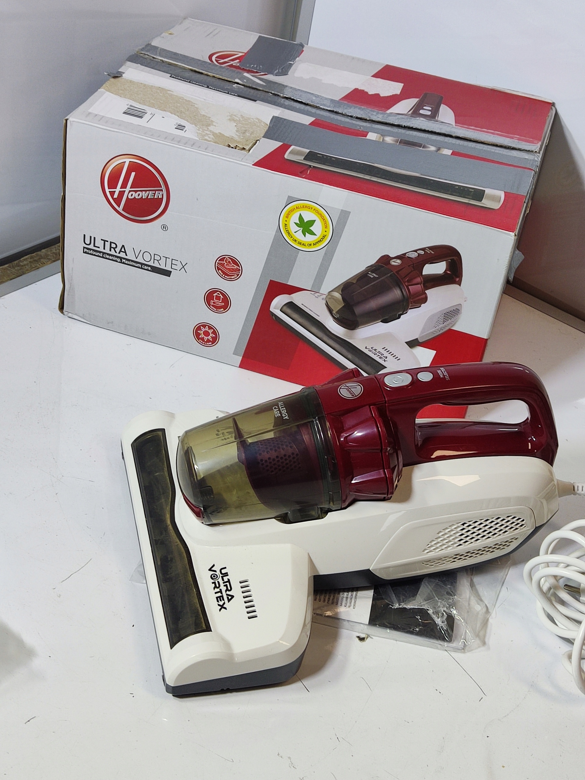 Hoover Ultra Vortex MBC500UV Odkurzacz Ręczny do Materacy 500W — zdjęcie 3