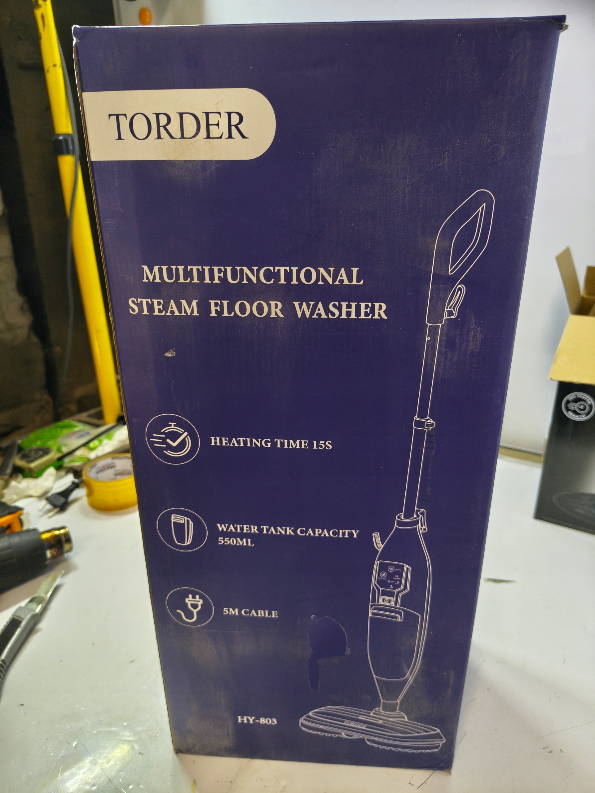 Mop Parowy TORDER HY-803 1300W Wielofunkcyjny Czyścik Parowy 10w1 — zdjęcie 7