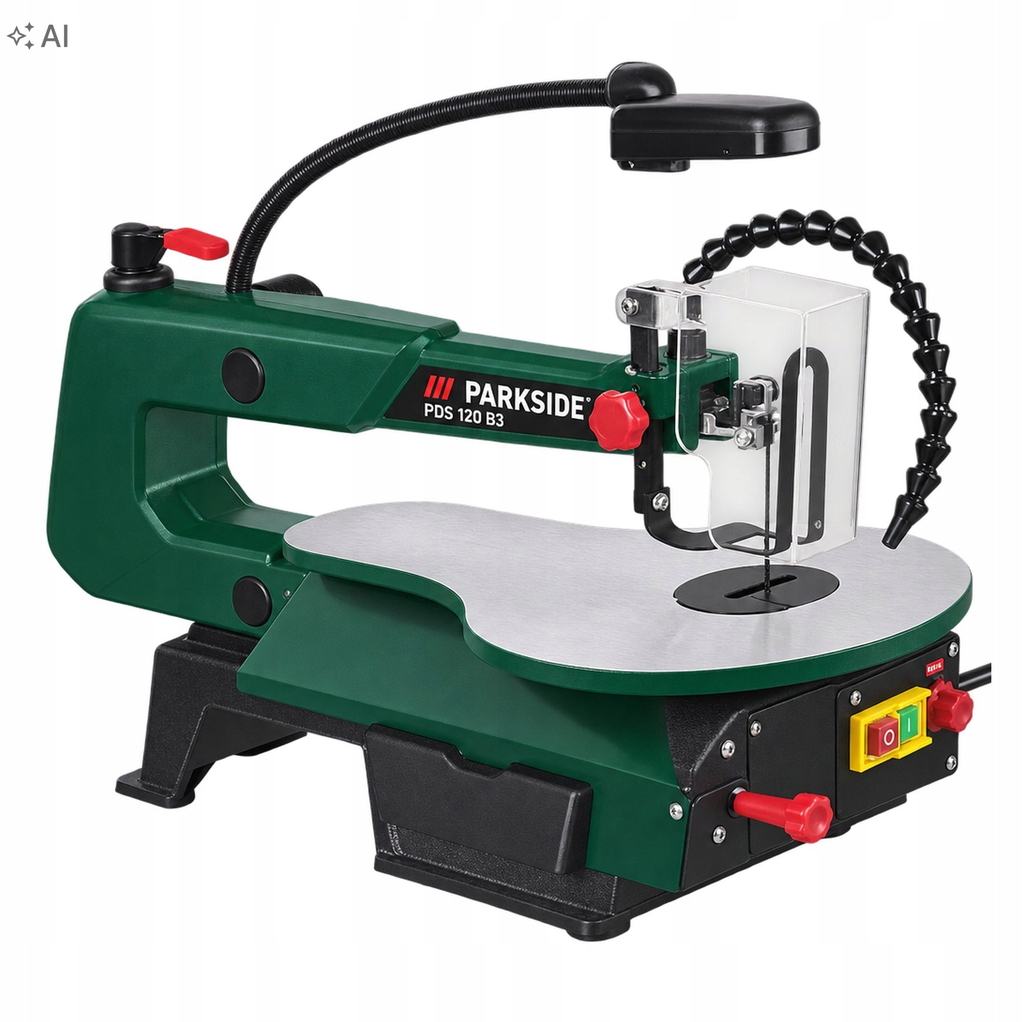 Parkside wyrzynarka włosowa stołowa PDS 120 B3 134 mm x 50 mm 120 W — zdjęcie 2