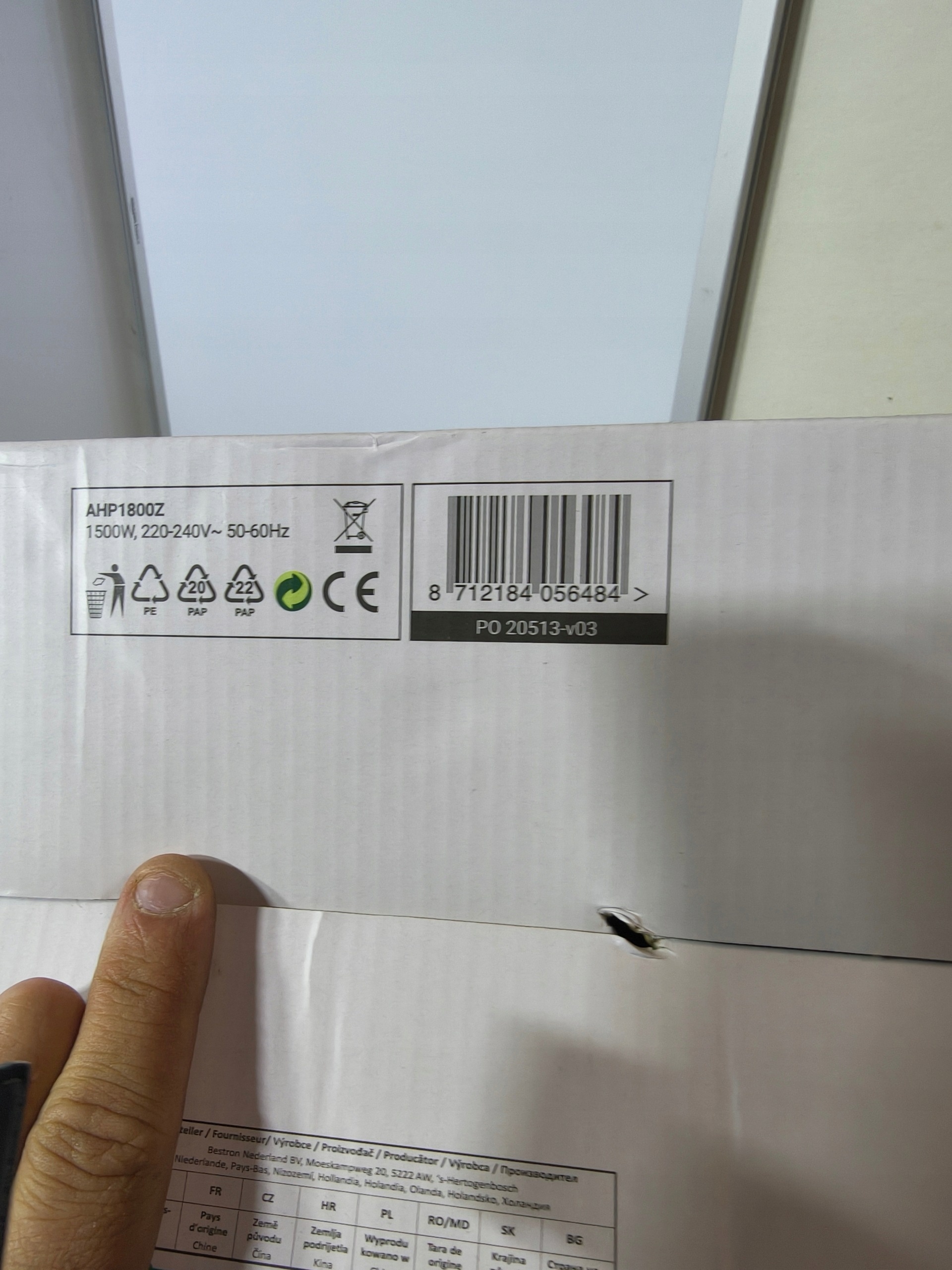 Patelnia Elektryczna Bestron AHP1800Z XL 40 cm 1500W z Pokrywą Szklaną EAN — zdjęcie 7
