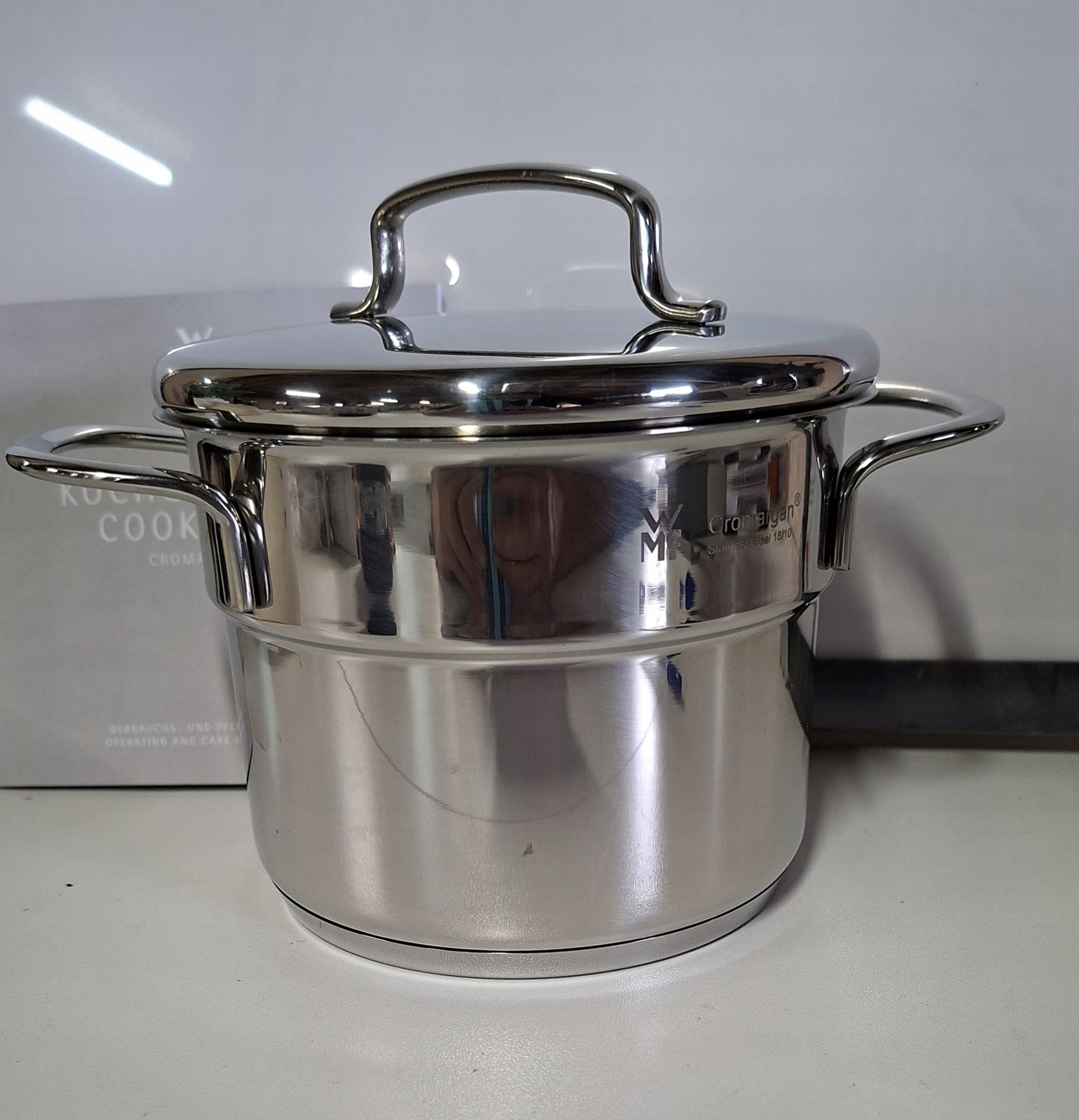 WMF garnek 12 cm 1 l Cromargan stal 18/10 indukcja — zdjęcie 8