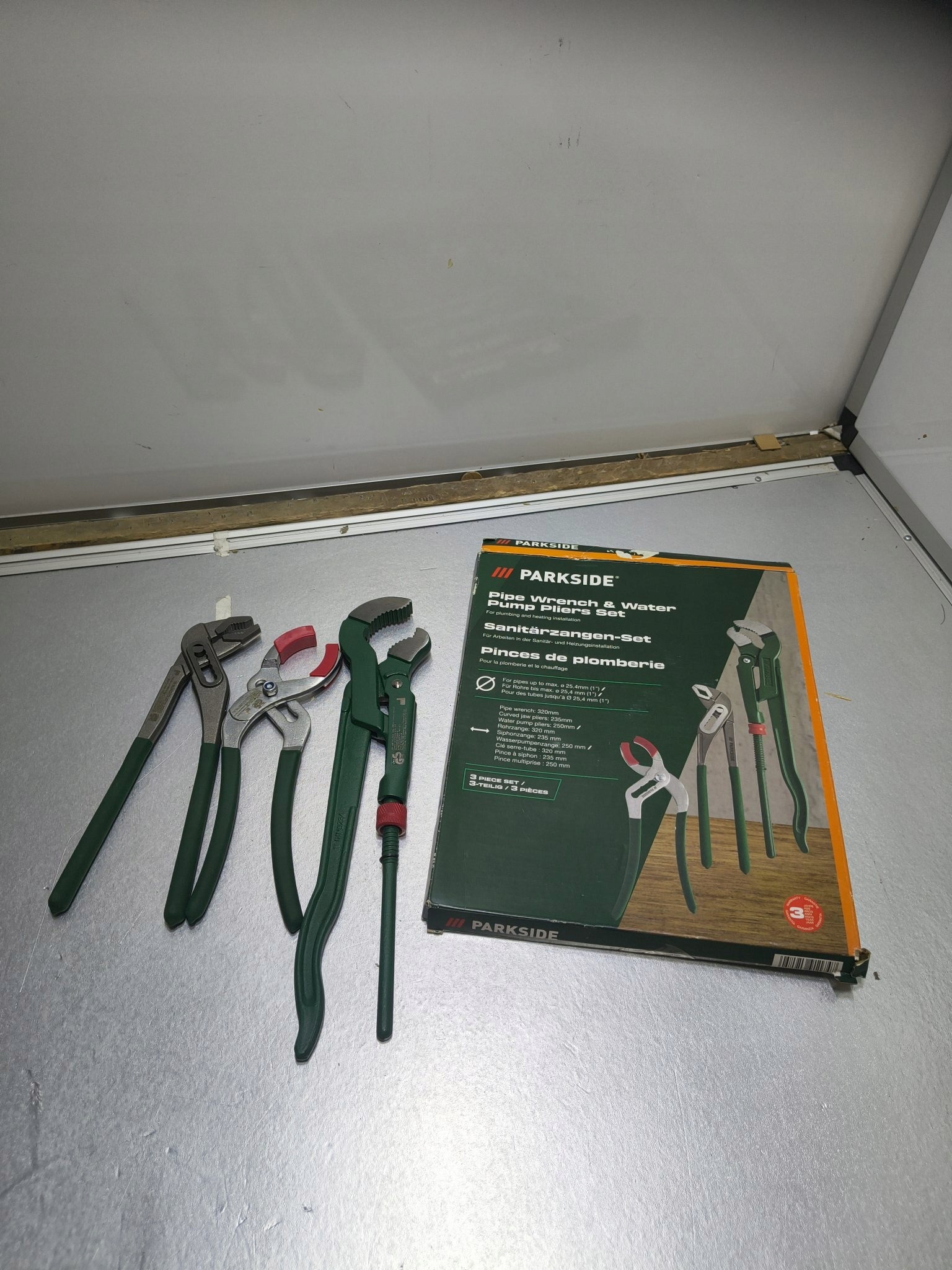 Grizzly PARKSIDE zestaw 3 kluczy hydraulicznych 25,4 mm — zdjęcie 8