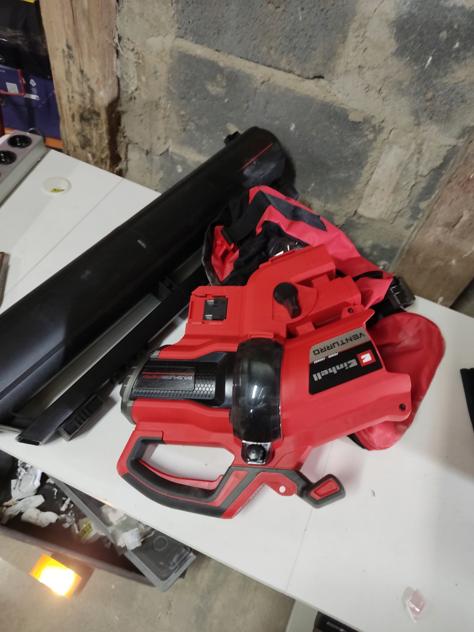 EINHELL GE-CL 36 Li E-Solo dmuchawa odkurzacz do liści 36V TURBO — zdjęcie 3