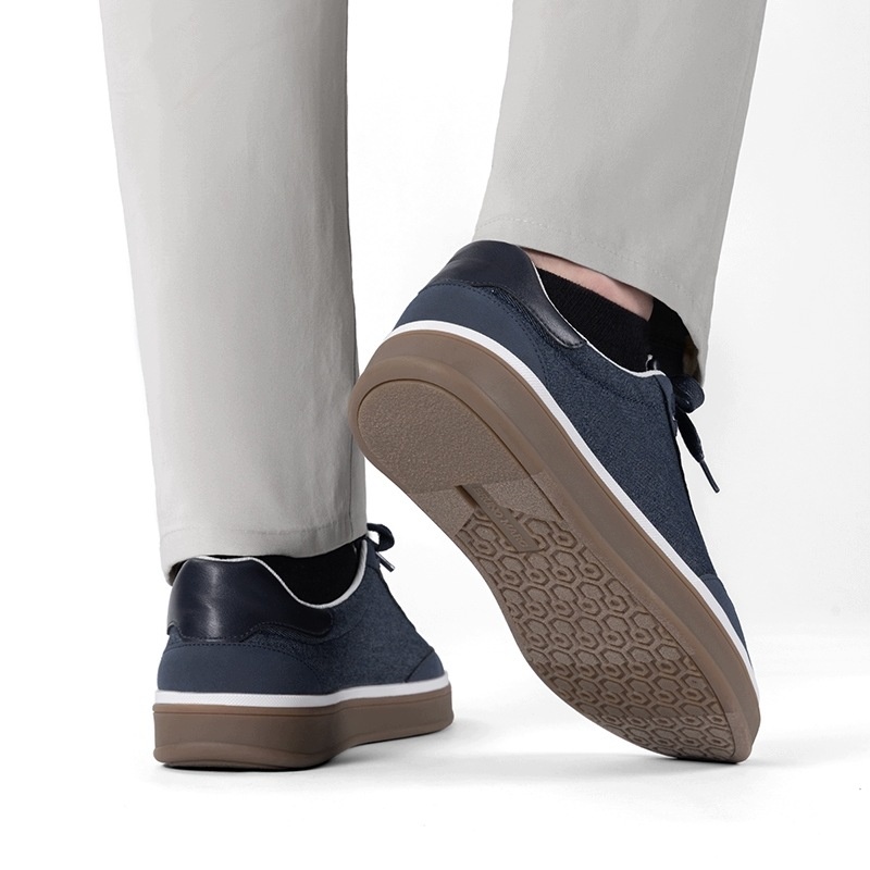 BRUNO MARC buty męskie sneakersy granatowe casual rozmiar 43 — zdjęcie 8