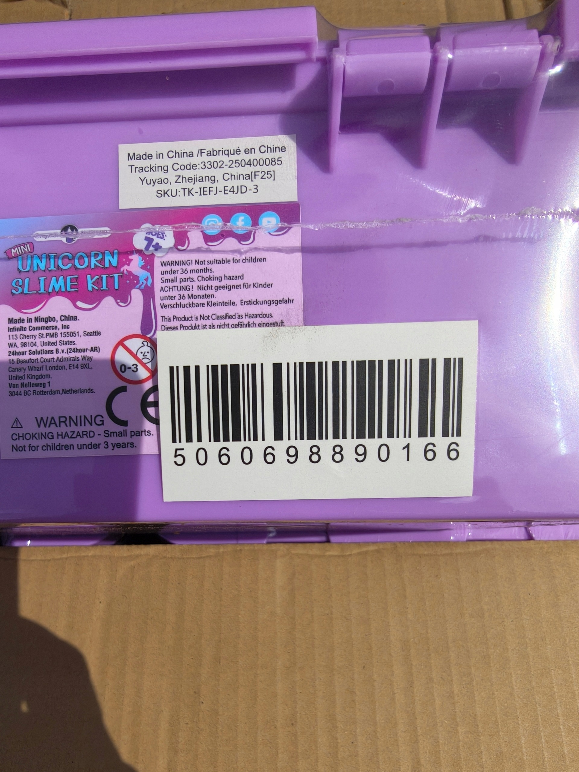Zestaw do Robienia Slime Unicorn Slime Kit Kreatywny dla Dzieci 7+ — zdjęcie 10