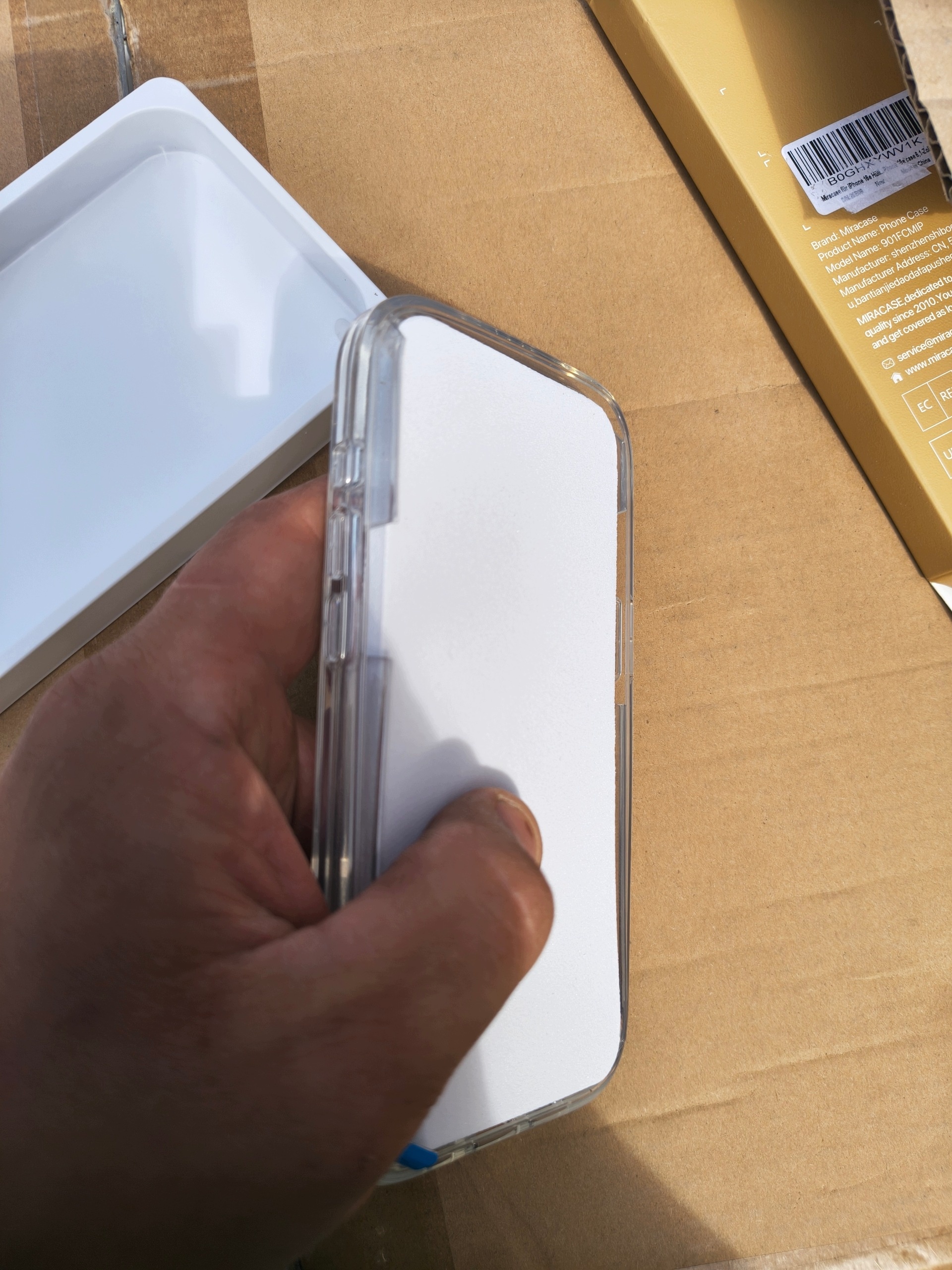 Etui MIRACASE 360 do iPhone 16e MagSafe szkło ochronne przezroczyste — zdjęcie 6