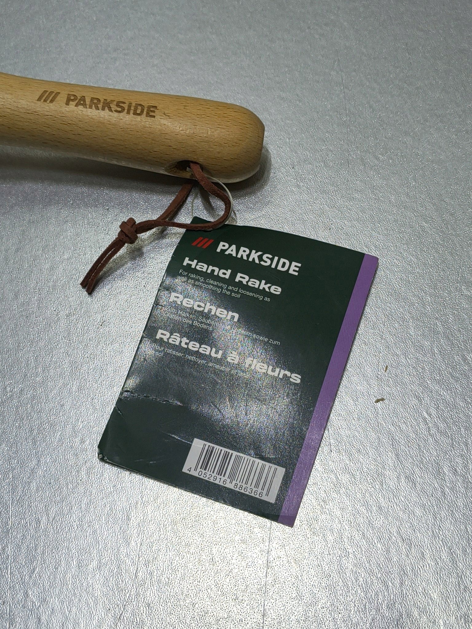 Parkside grabie ręczne 31,5 cm stal nierdzewna — zdjęcie 5