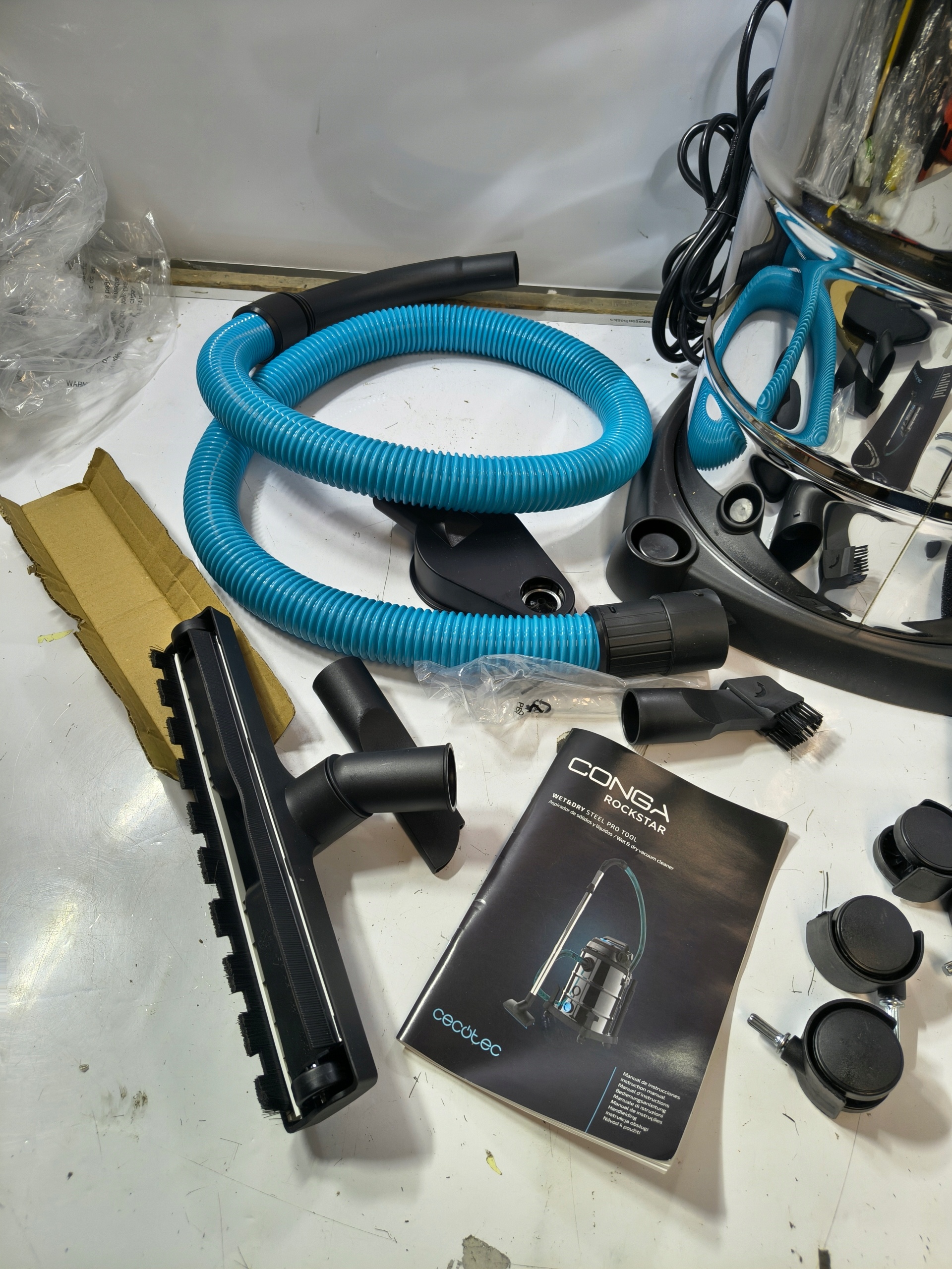 Odkurzacz przemysłowy Cecotec Conga Rockstar Wet&Dry Steel Pro Tool 1600W — zdjęcie 6