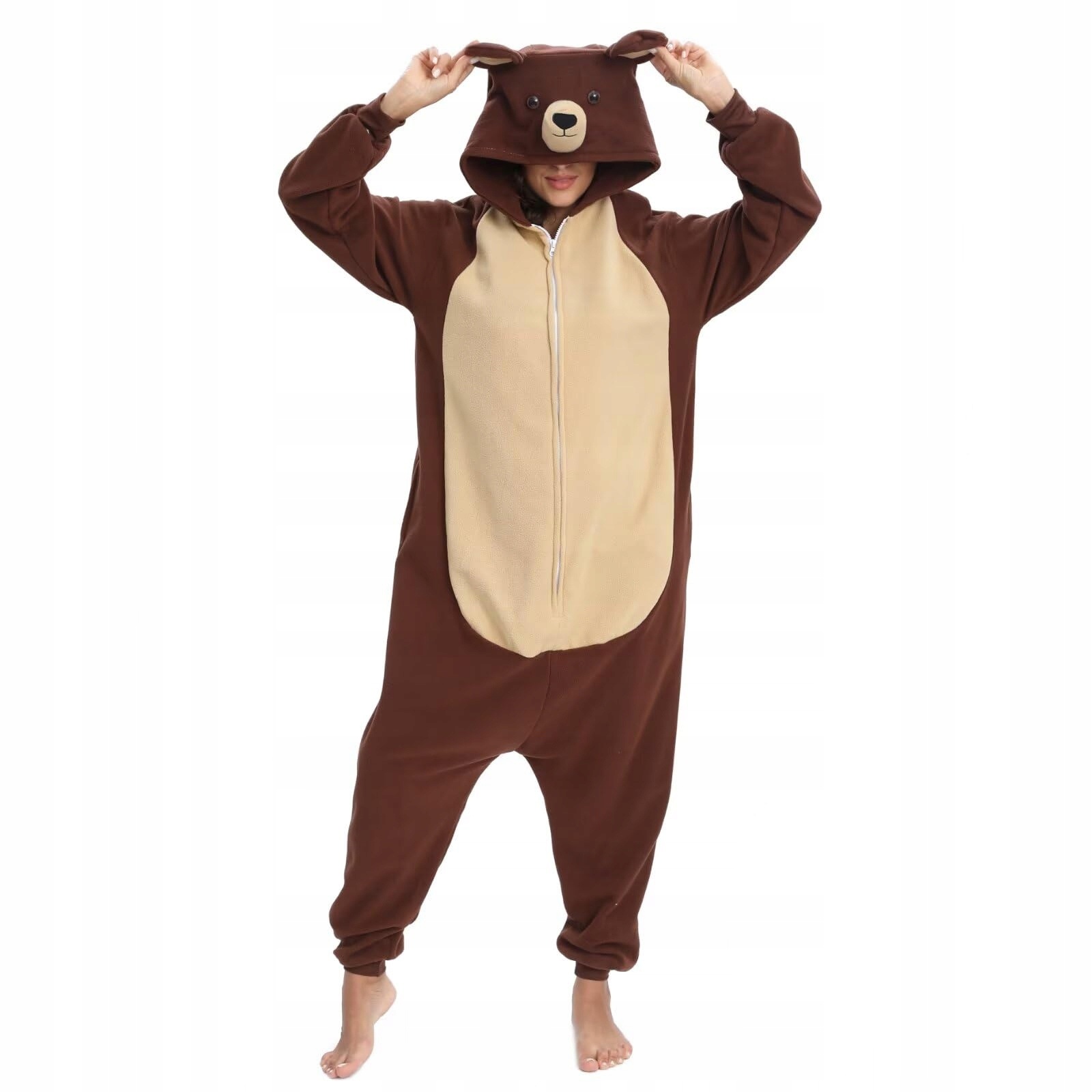 Kigurumi Miś Onesie Piżama Kombinezon Pajac Bear Kostium Unisex — zdjęcie 6