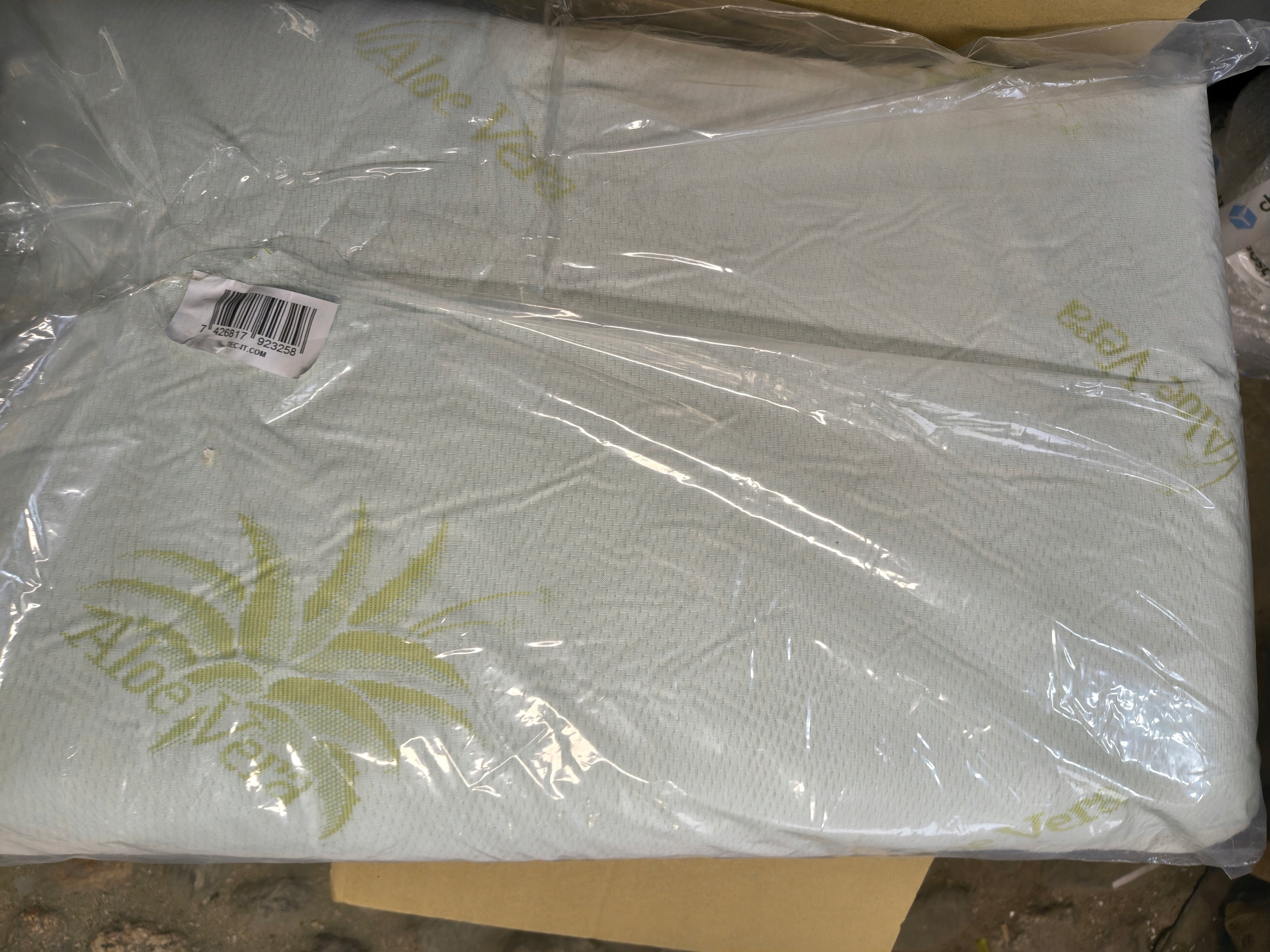 Poduszka ortopedyczna Memory Foam Aloe Vera Baldiflex profilowana antyalerg — zdjęcie 3