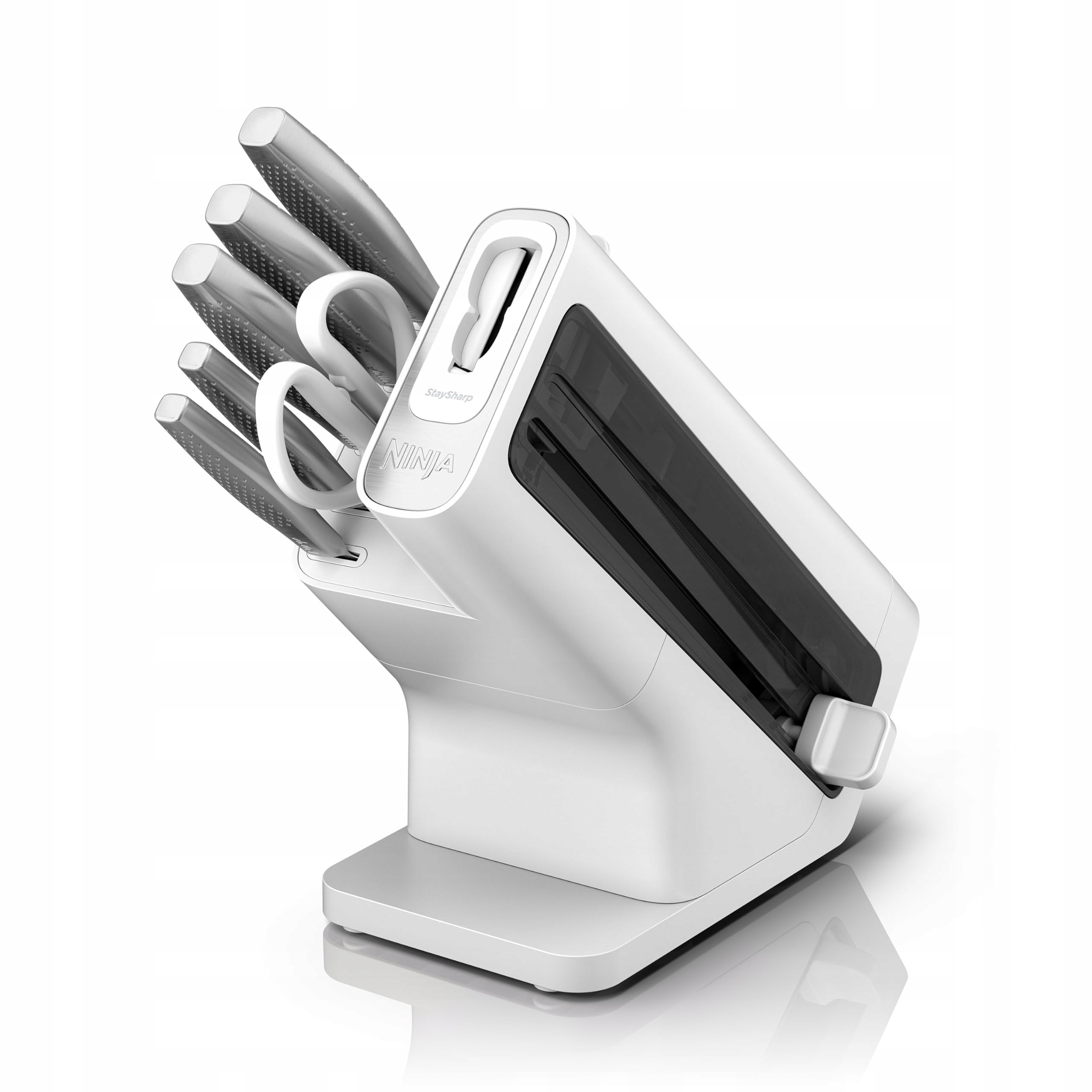 Ninja StaySharp Stainless zestaw 5 noży + nożyczki blok z ostrzałką — zdjęcie 2
