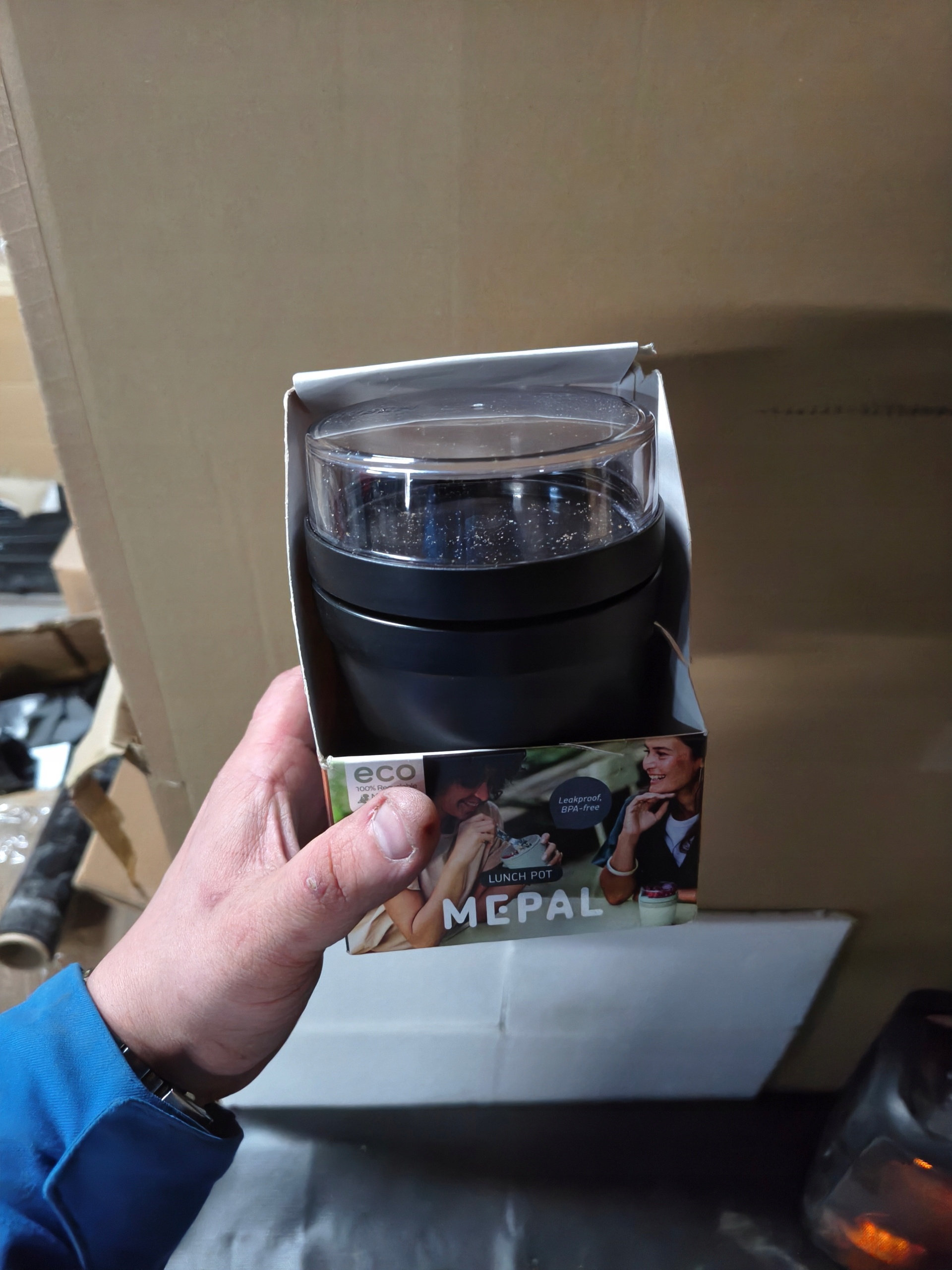 MEPAL Lunch Pot 700 ml Czarny – Pojemnik na jogurt / sałatkę – BPA Free — zdjęcie 6