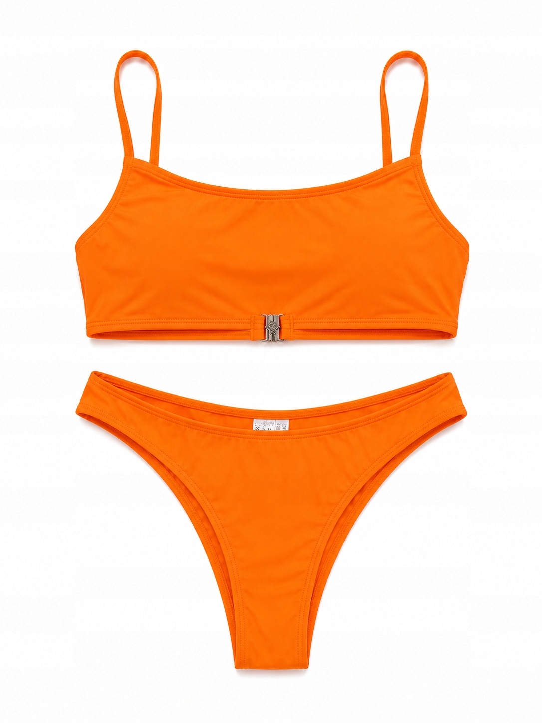 Damski strój kąpielowy bikini pomarańczowy neon rozmiar M — zdjęcie 2