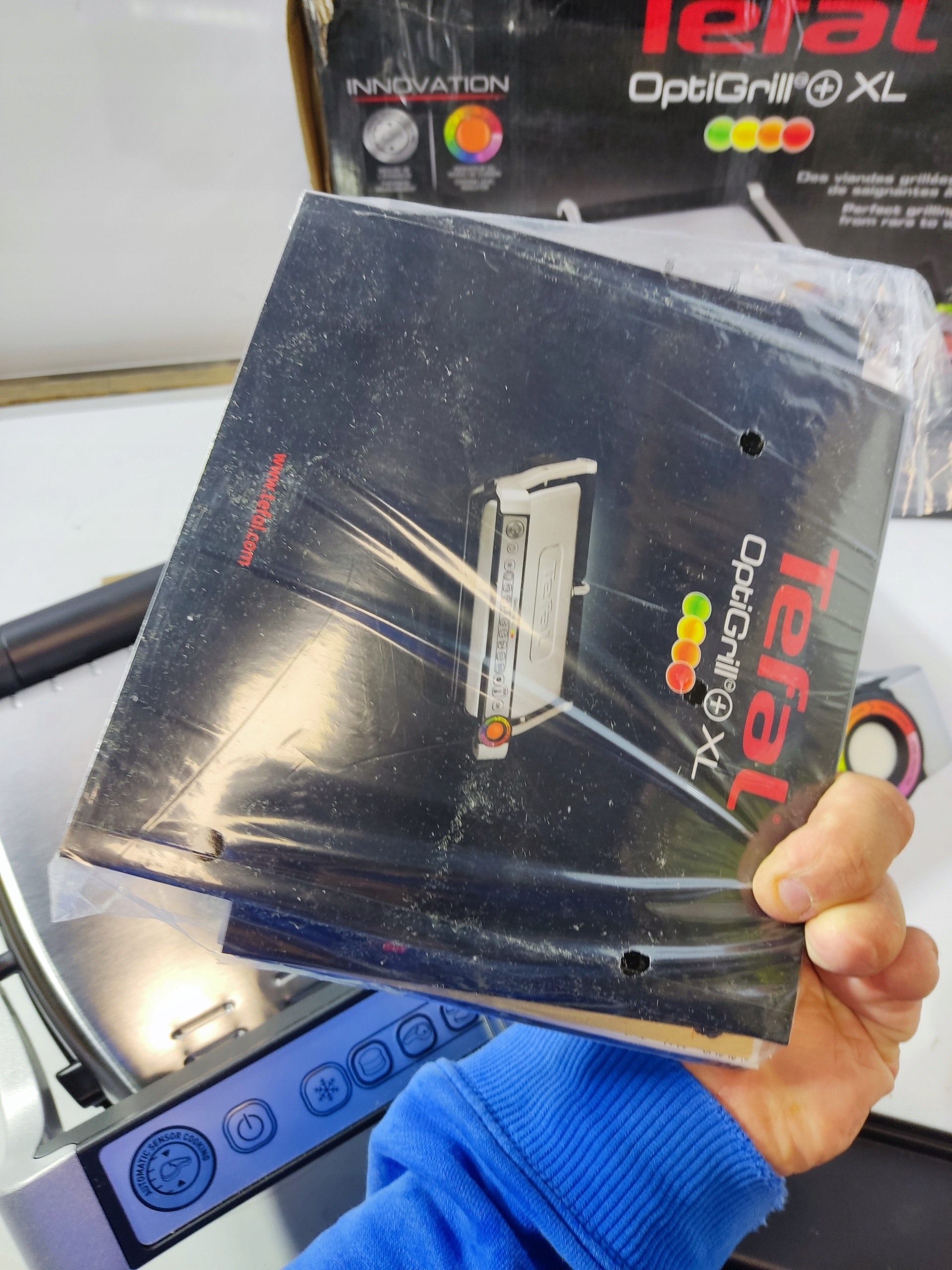 Składany grill elektryczny Tefal GC722D16 OptiGrill+ XL 2000 W — zdjęcie 9