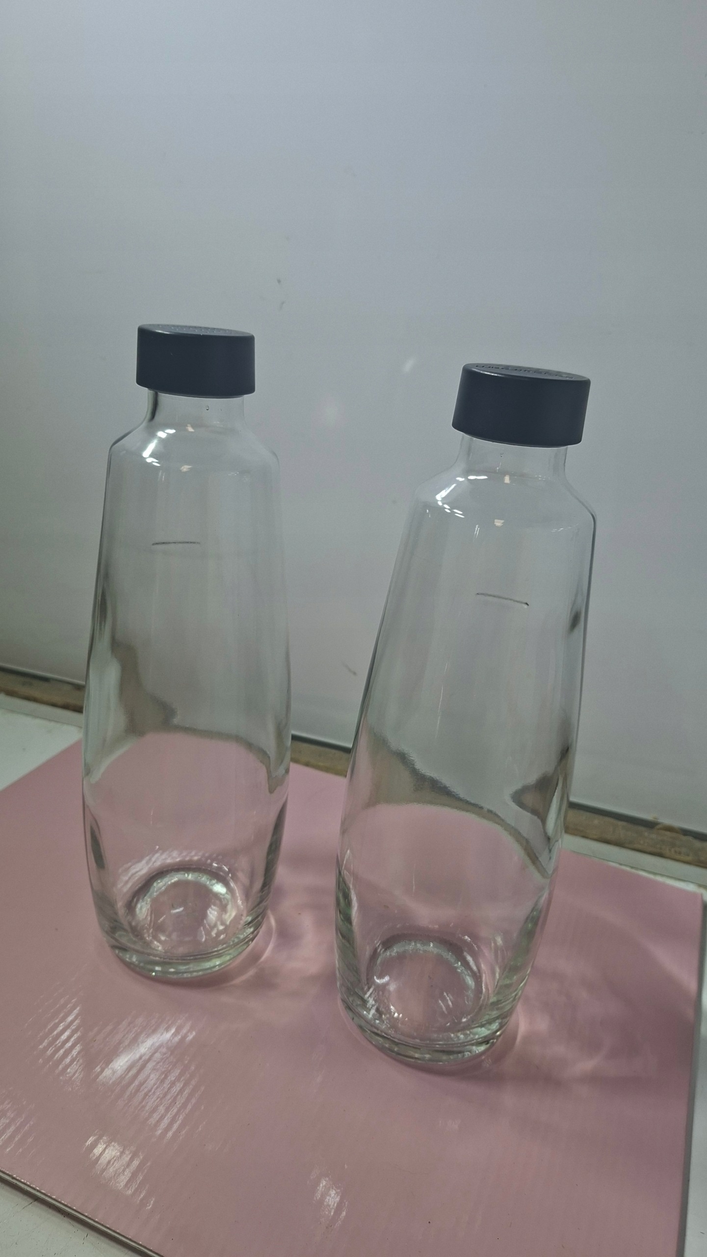 2x SodaStream DUO szklana butelka karafka 1 l do DUO i E-DUO — zdjęcie 7