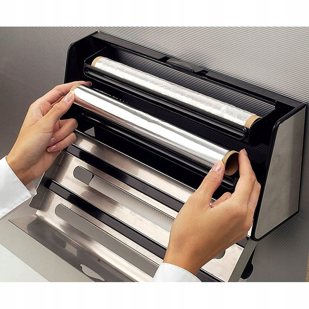 Emsa 505319 dozownik 3w1 do folii spożywczej aluminiowej i ręcznika — zdjęcie 3