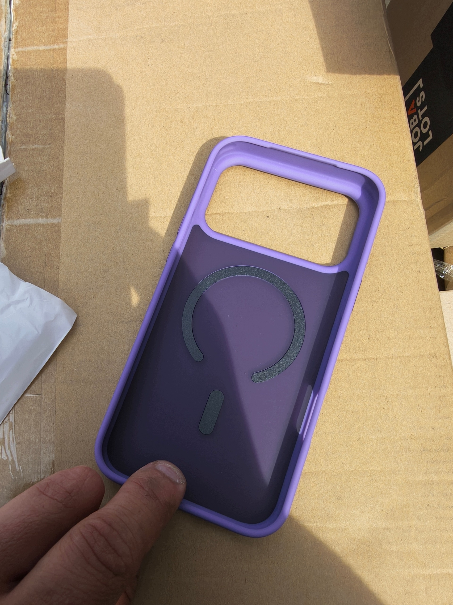 Etui MIRACASE MagSafe do iPhone 17 Pro Max fioletowe case — zdjęcie 4