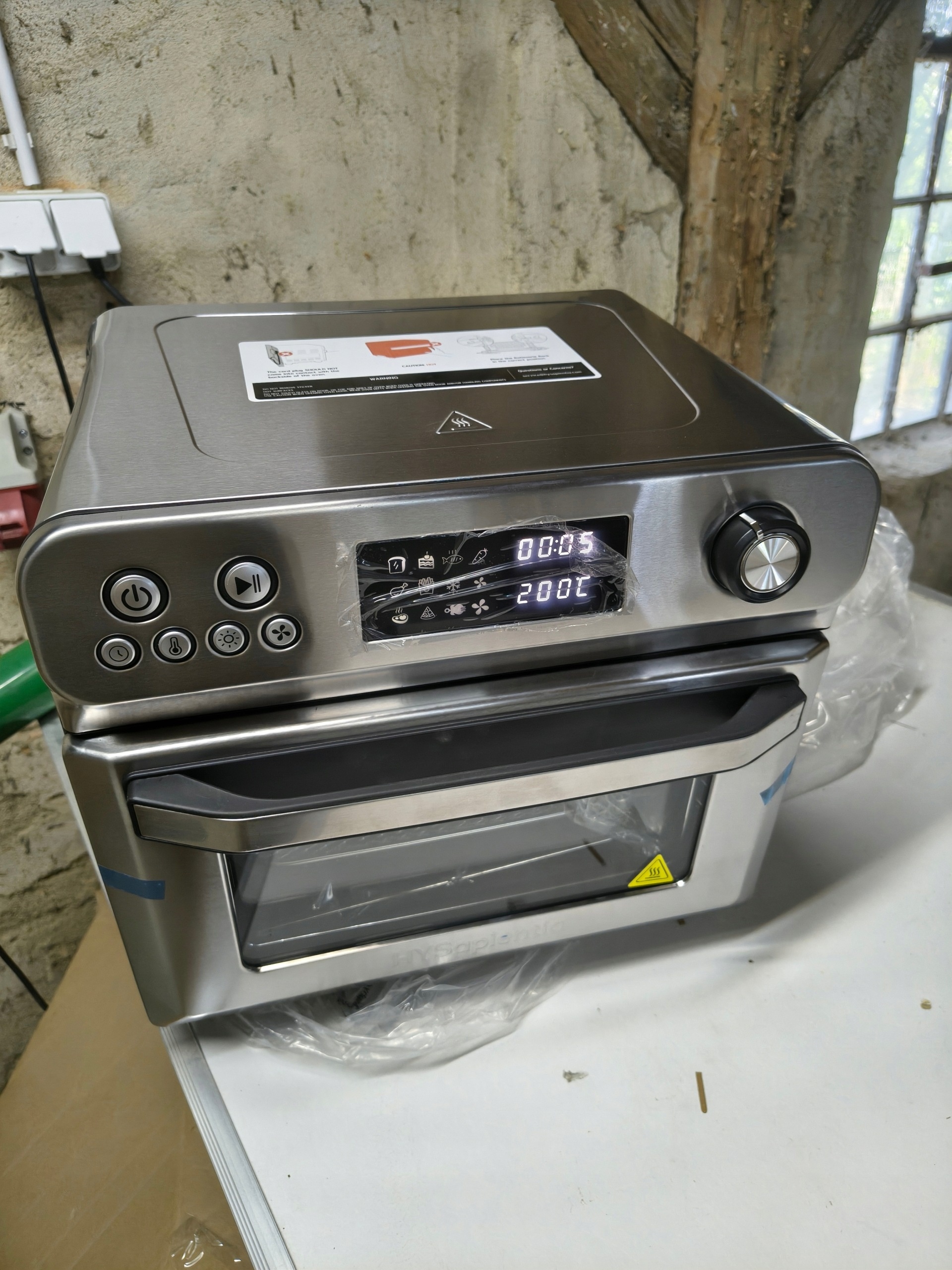 Piekarnik elektryczny HYSAPIENTIA PIEKARNIIK 24L 10-w-1 — zdjęcie 3