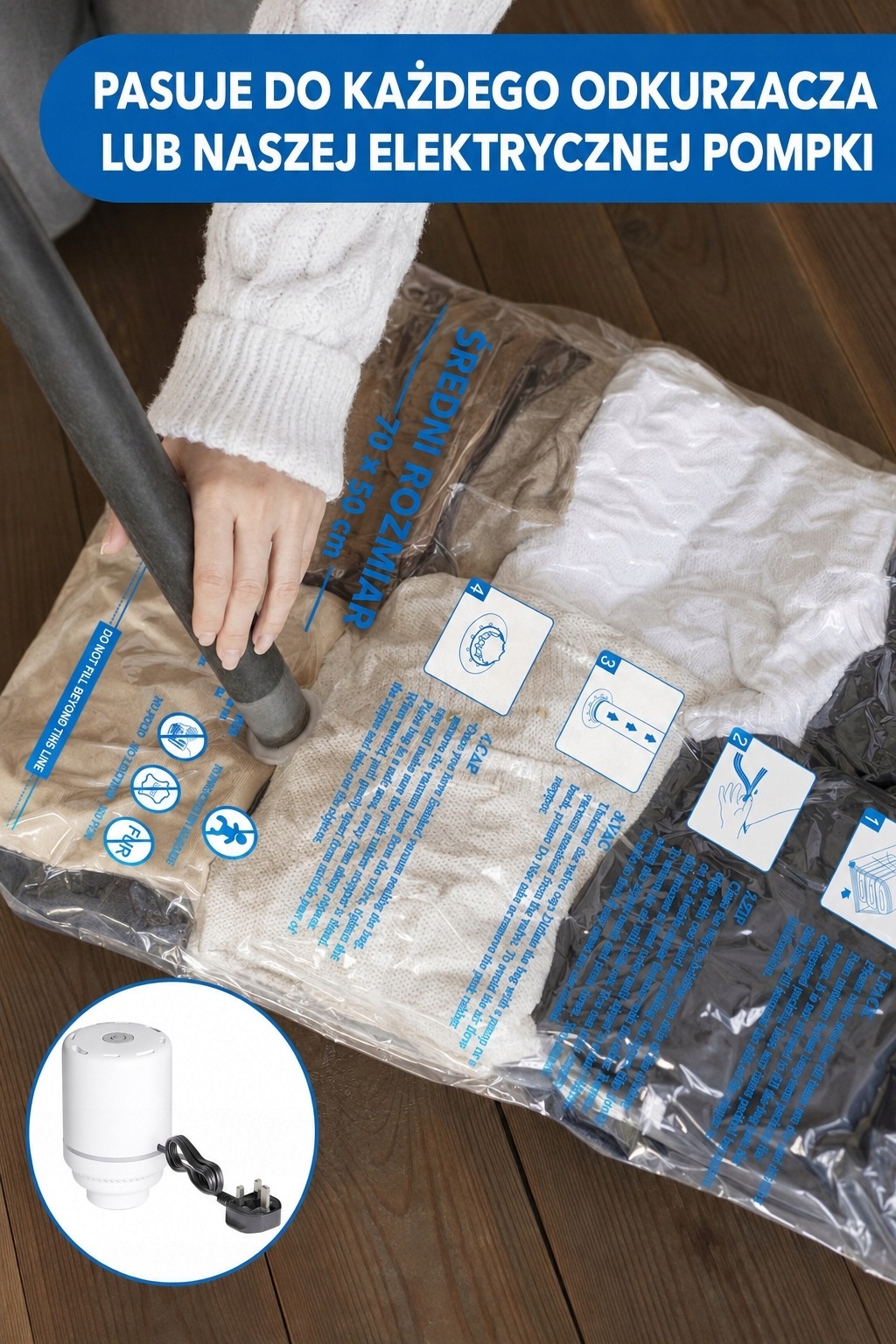 MEIQIHOME Worki do przechowywania próżniowego — zdjęcie 6