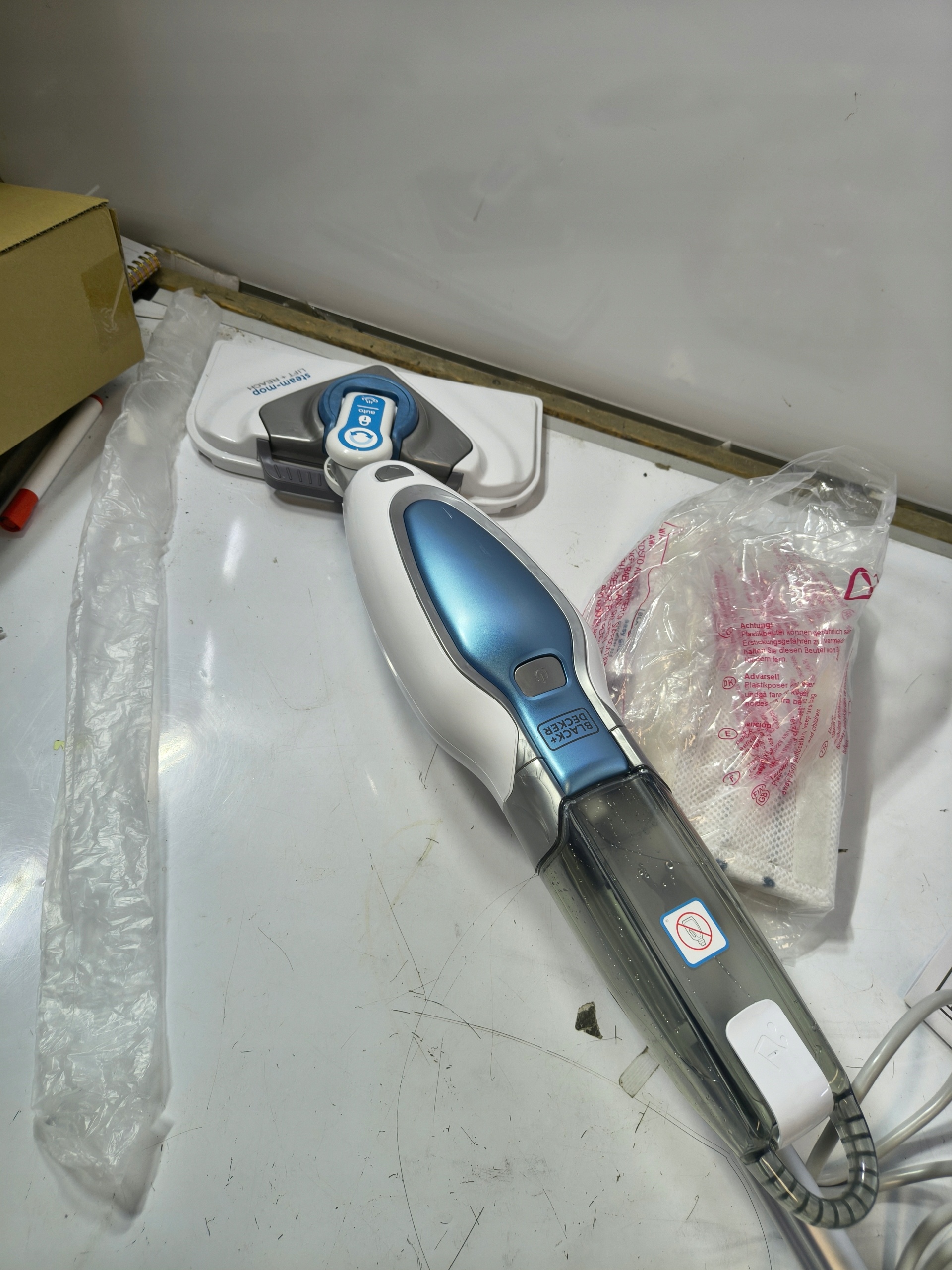 BLACK+DECKER FSM1630-QS Steam-Mop Mop Parowy 1600W AutoSelect — zdjęcie 3