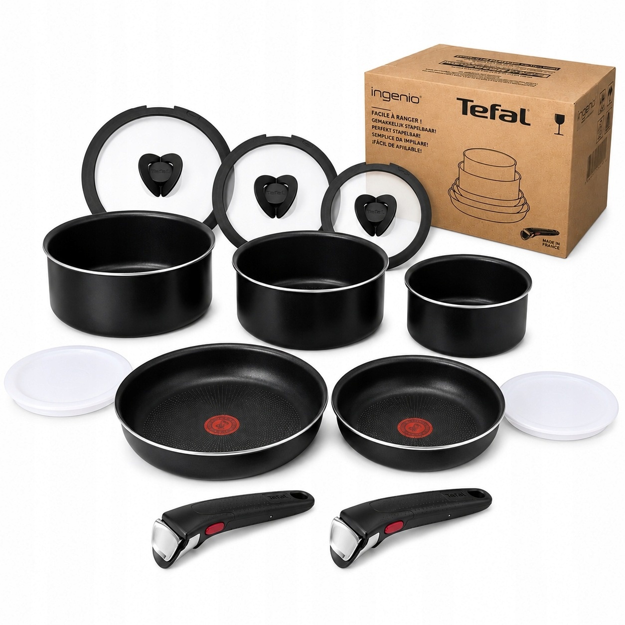 Tefal Ingenio Easy On L15992 Zestaw Garnków Patelni 13 el. Indukcja — zdjęcie 2