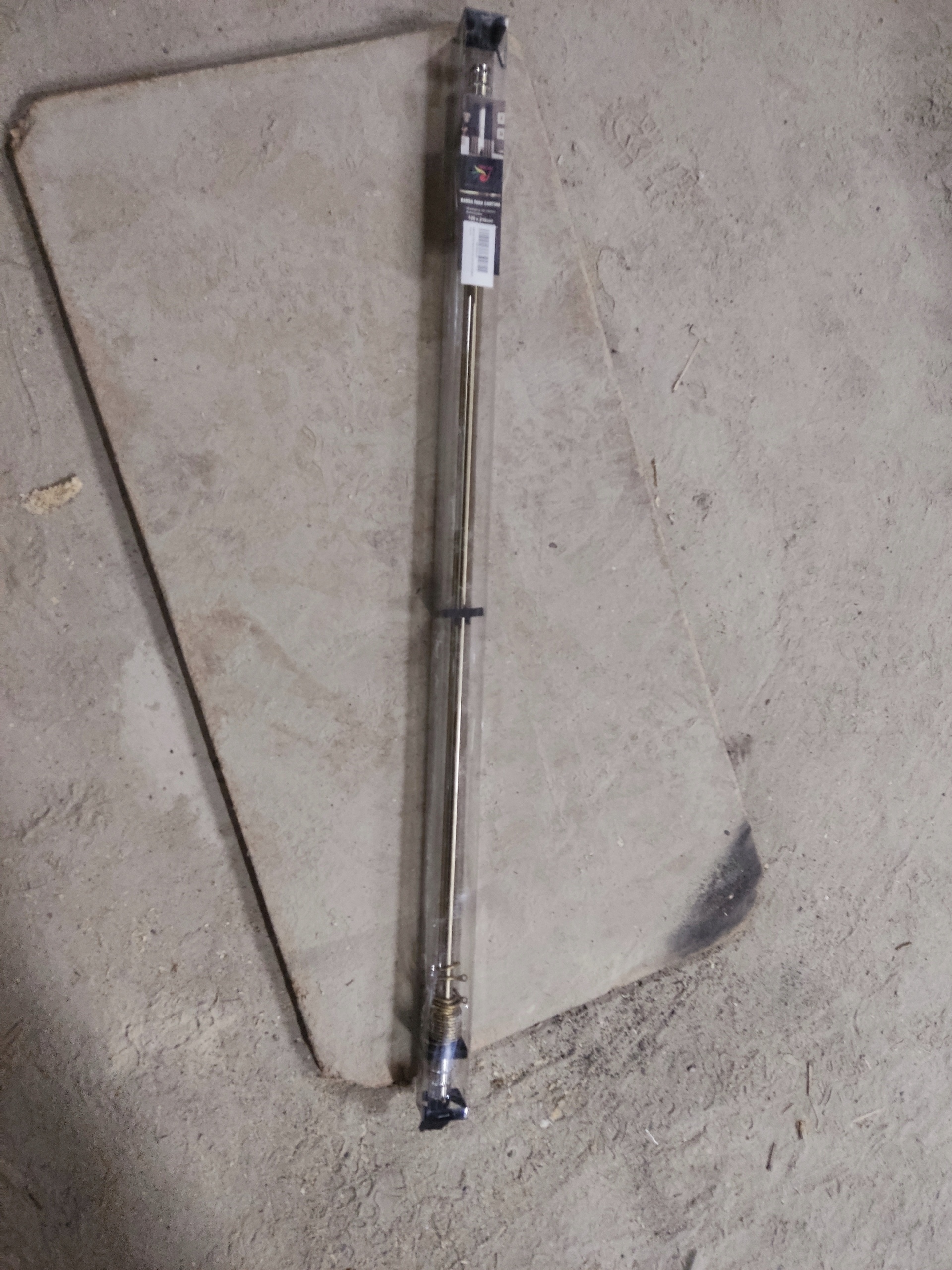 Mercury Drążek rozporowy do zasłon karnisza 120-210 cm regulowany ZŁOTY — zdjęcie 3