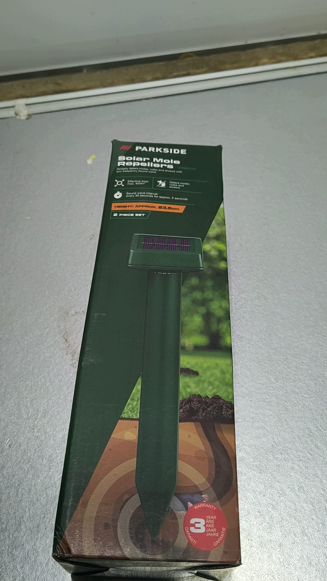 Parkside solarny odstraszacz kretów PSMS 2 A1 650 m² — zdjęcie 7