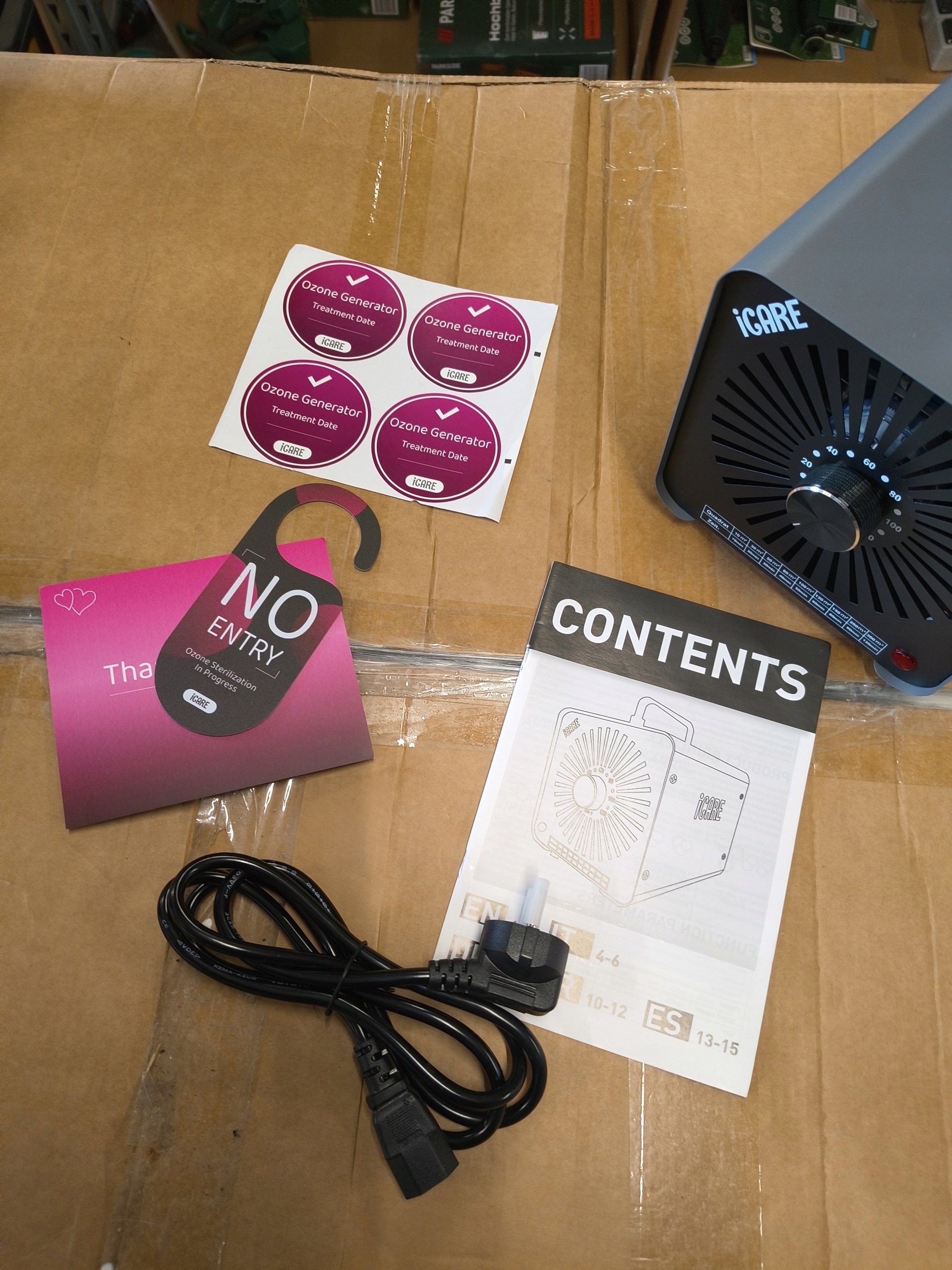 iCARE generator ozonu HS-02/SS-Y02 110 W — zdjęcie 4