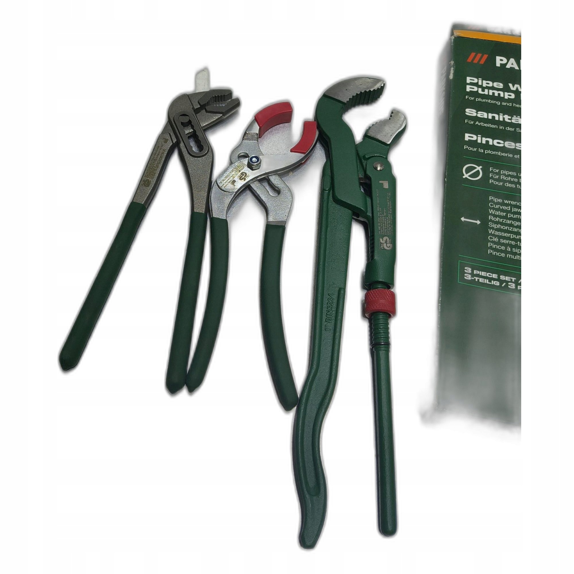 Grizzly PARKSIDE zestaw 3 kluczy hydraulicznych 25,4 mm — zdjęcie 2