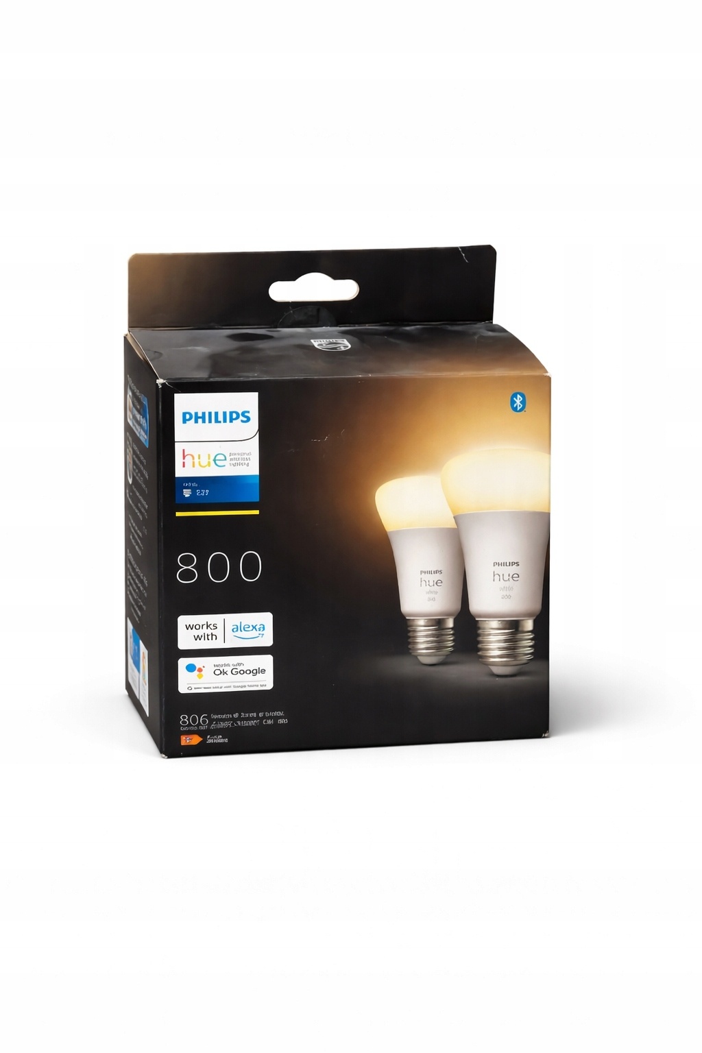 Philips Hue White E27 800lm Bluetooth 2x żarówka LED smart Alexa Google — zdjęcie 2