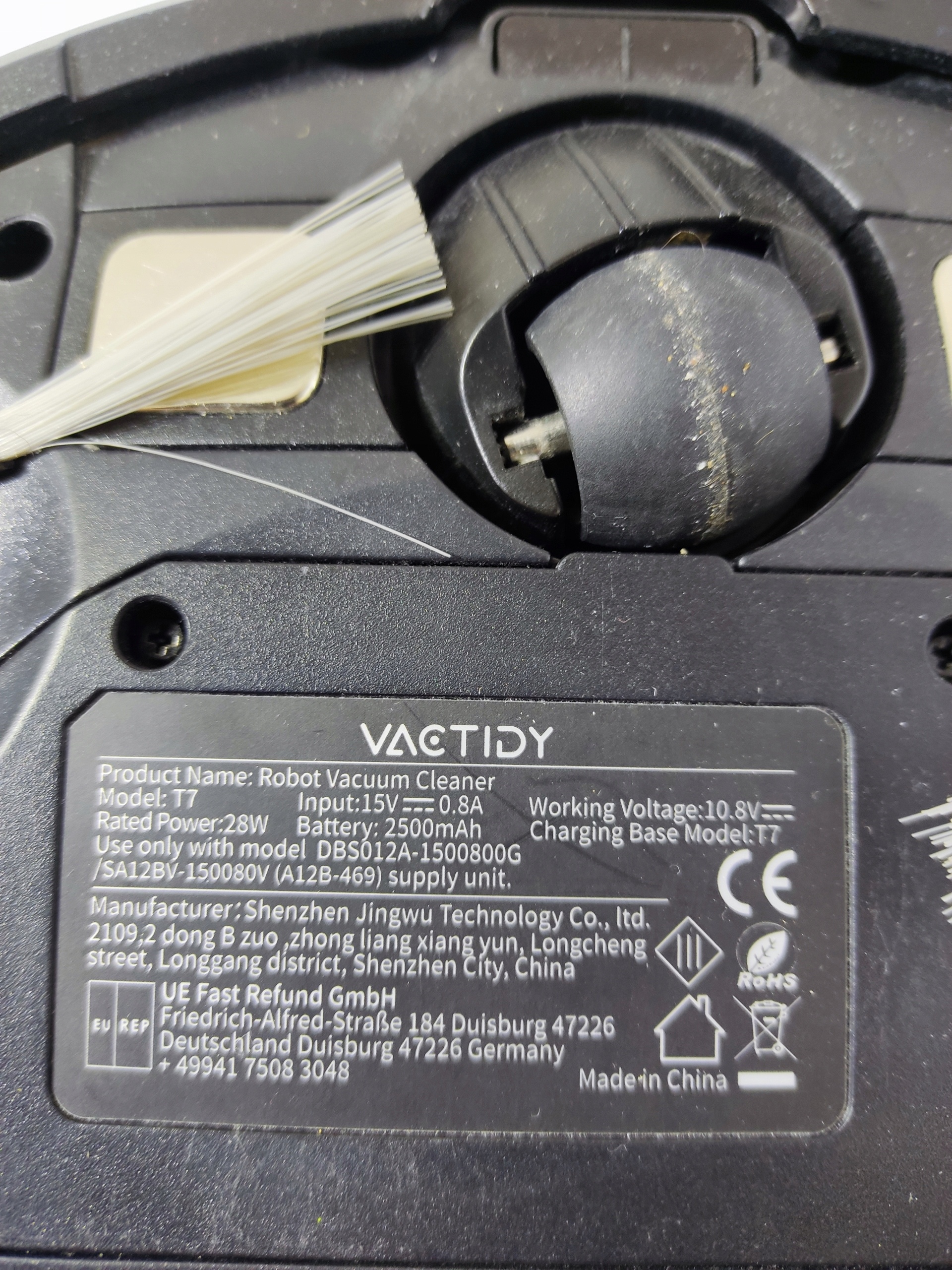 Robot sprzątający Vactidy T7 automatyczny odkurzacz smart stacja dokująca — zdjęcie 5