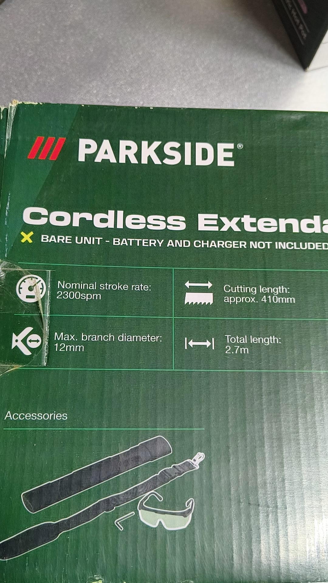 PARKSIDE teleskopowe nożyce do żywopłotu 20 V, długość 41 cm — zdjęcie 3