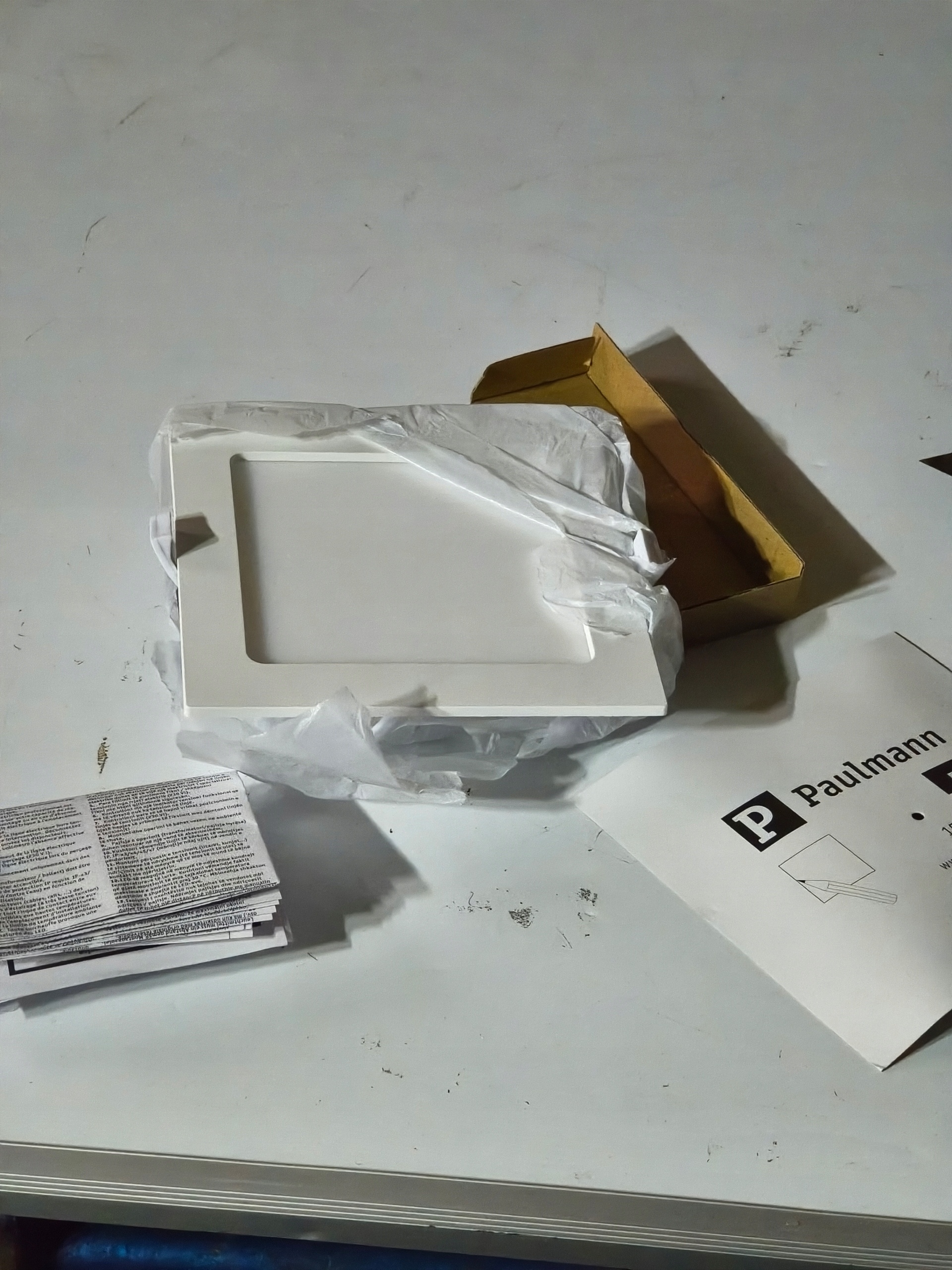 Paulmann LED panel sufitowy 1262 lm 12W IP44 4000K biały kwadratowy — zdjęcie 5