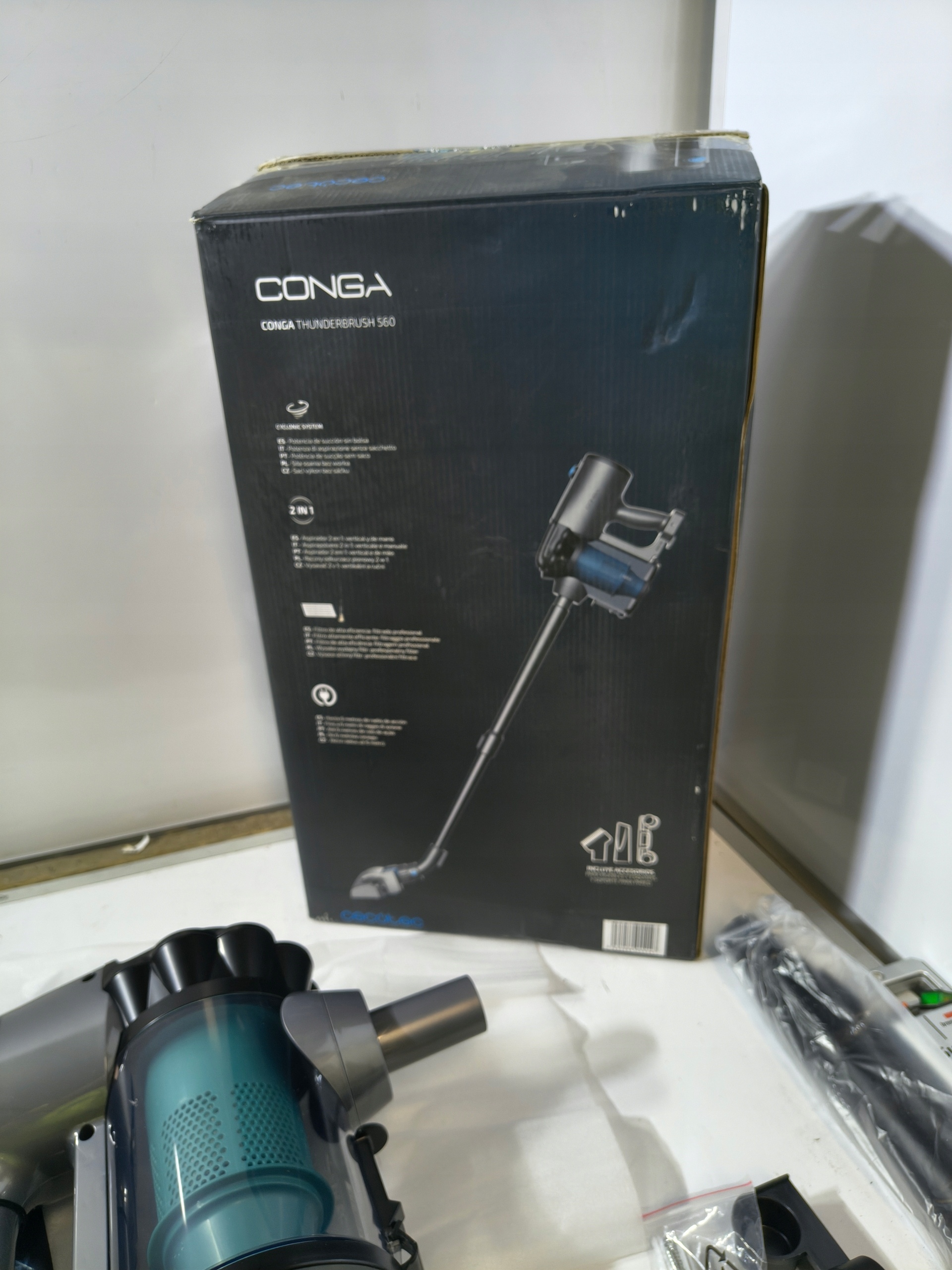 Odkurzacz pionowy Cecotec Conga ThunderBrush 560 2w1 600W — zdjęcie 6