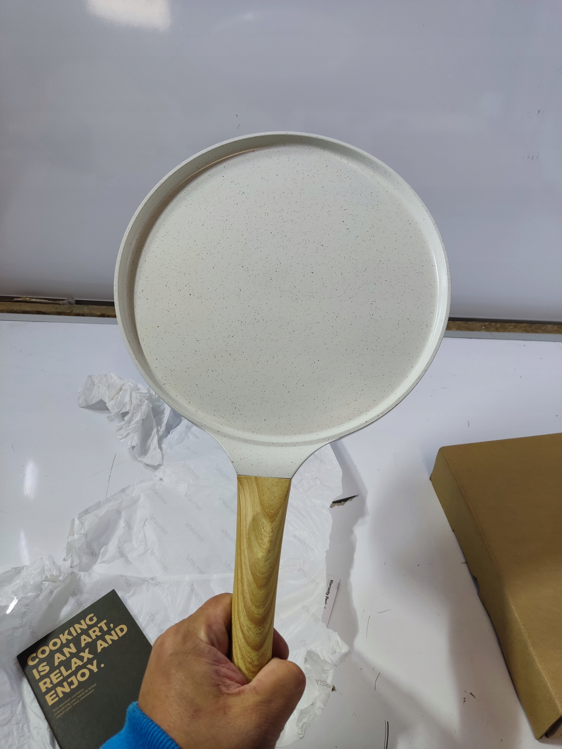 patelnia do naleśników sensarte 26 cm indukcja gazówka non stick — zdjęcie 9