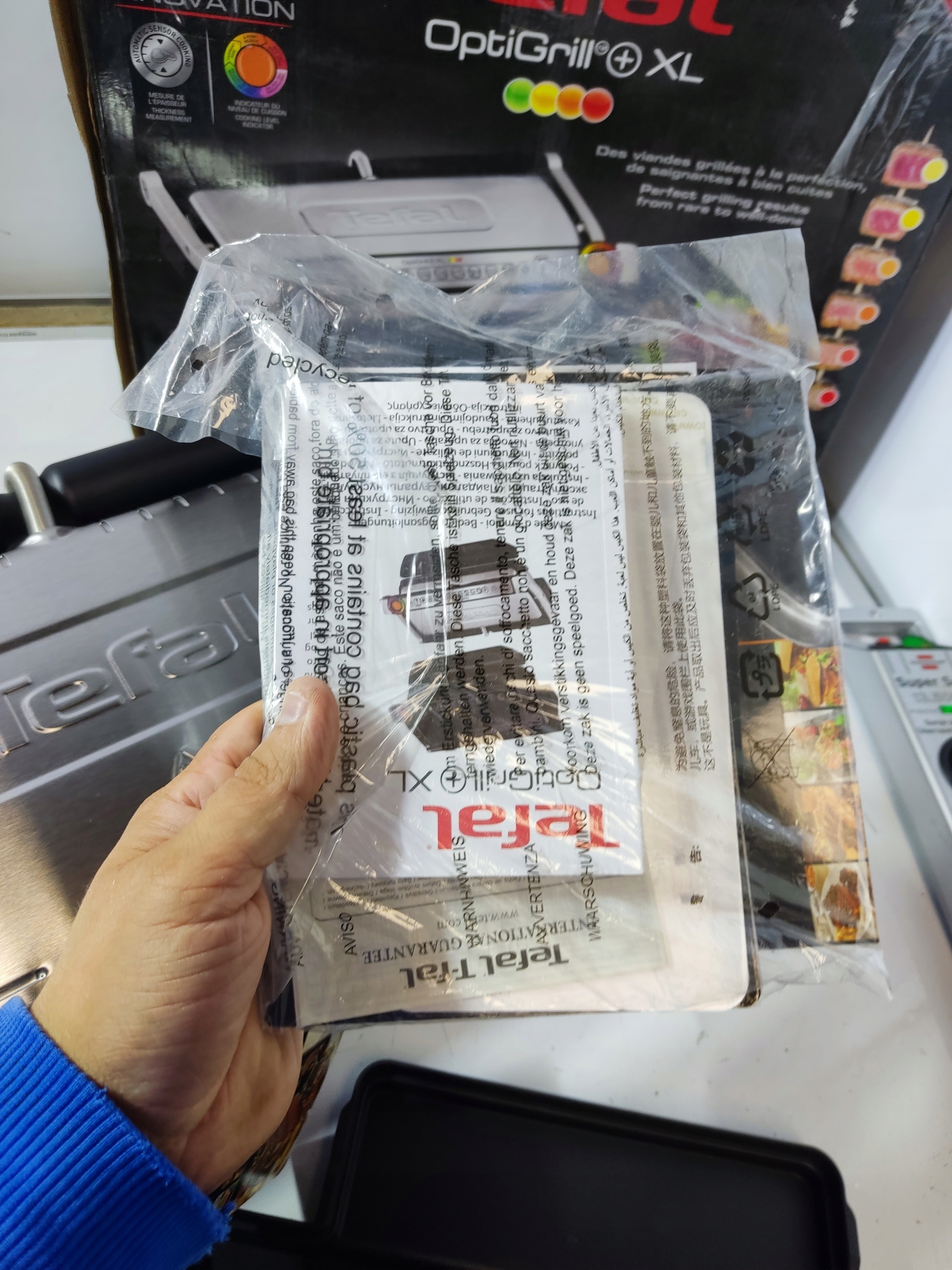 Składany grill elektryczny Tefal GC722D16 OptiGrill+ XL 2000 W — zdjęcie 8