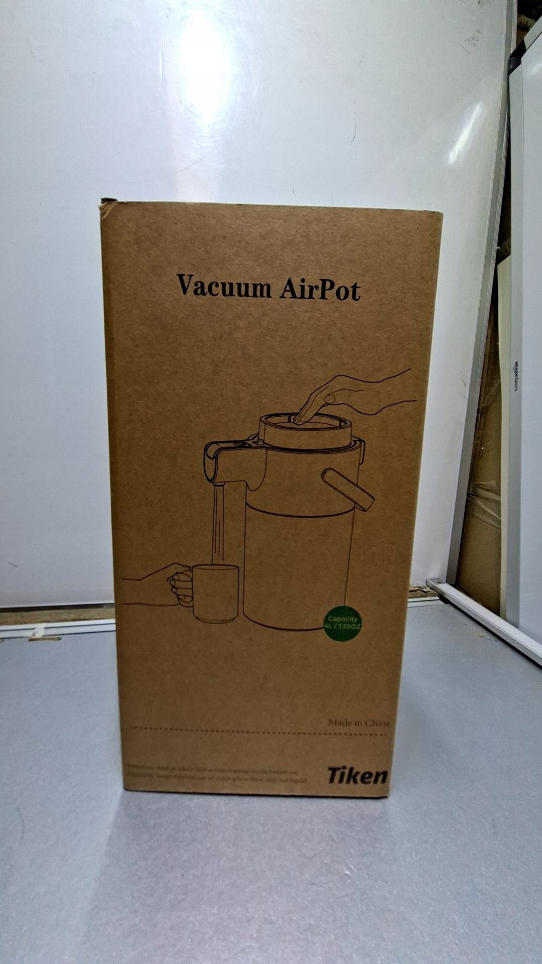 Tiken termos próżniowy z pompką typu airpot 4 l / 135 oz l — zdjęcie 4