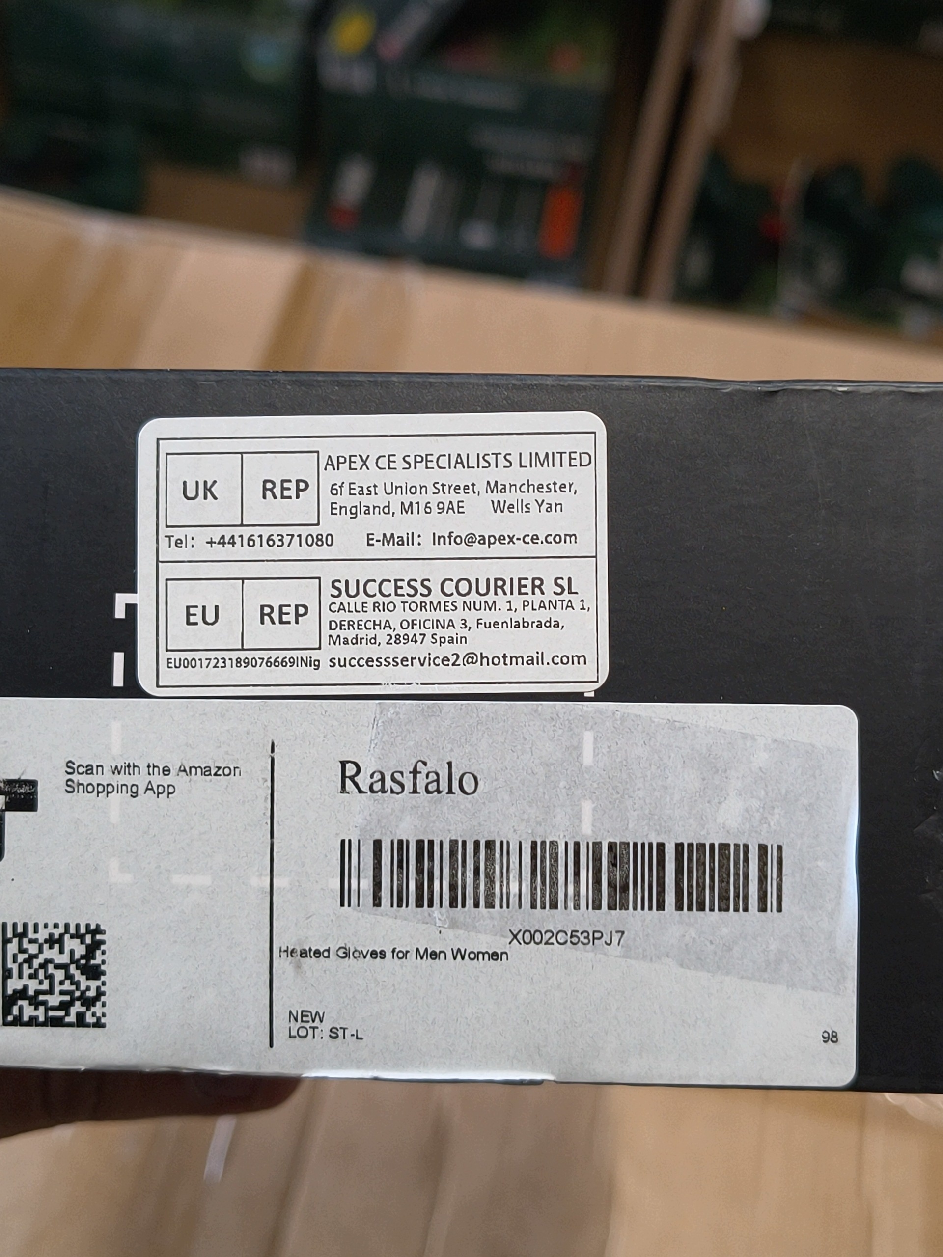 Rasfalo rękawice grzewcze zasilane akumulatorem 2600 mAh (19,76 Wh) 15 W — zdjęcie 9
