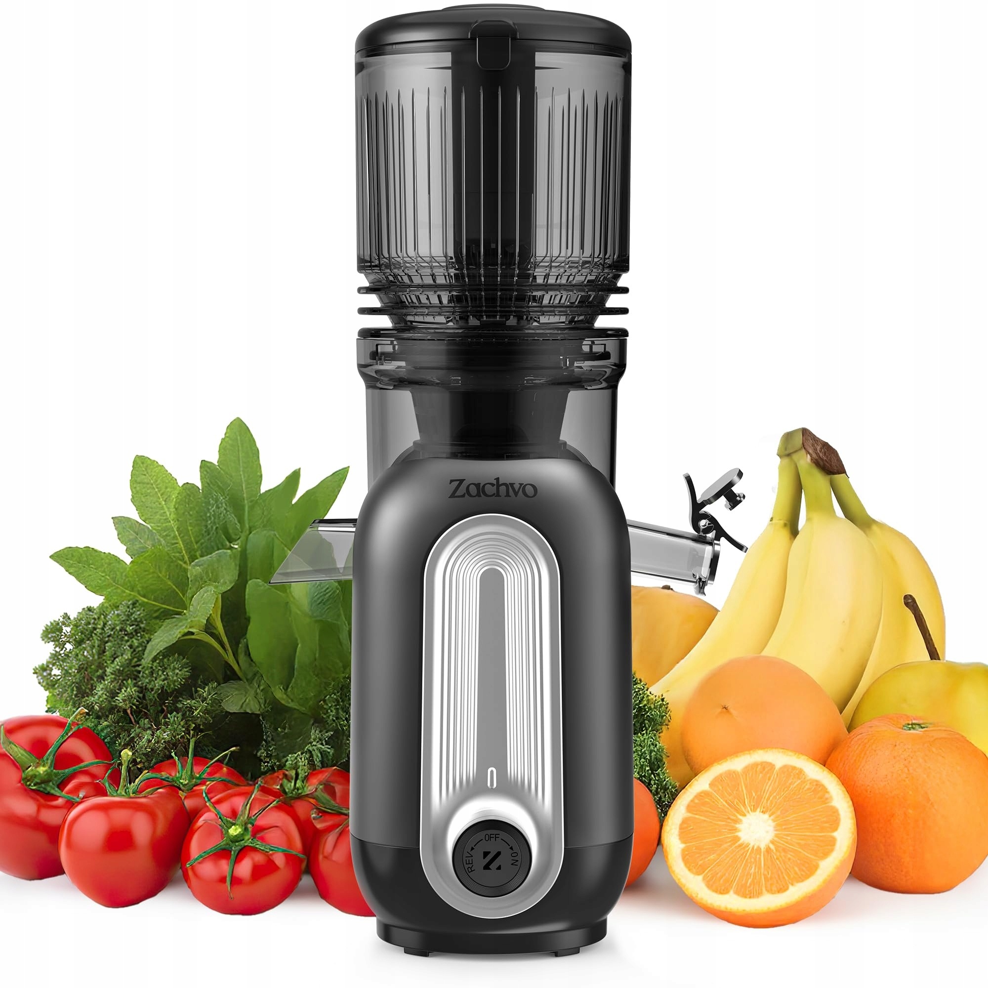 Wyciskarka wolnoobrotowa Zachvo MP-802M | szeroki otwór 128 mm | tryb juice — zdjęcie 2