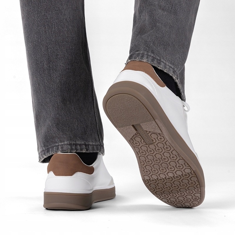 BRUNO MARC buty męskie sneakersy białe casual rozmiar 46 — zdjęcie 8