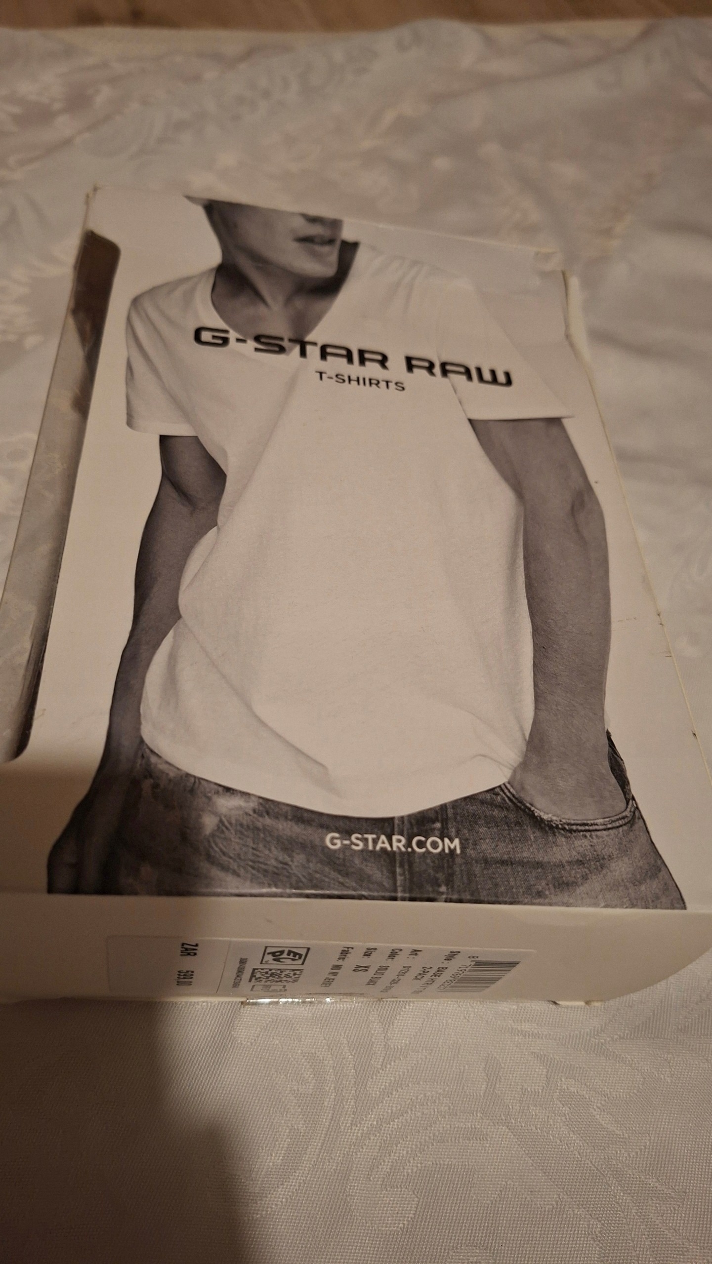 G-Star RAW 2-pak czarnych T-shirtów z krótkim rękawem i dekoltem V XS — zdjęcie 6