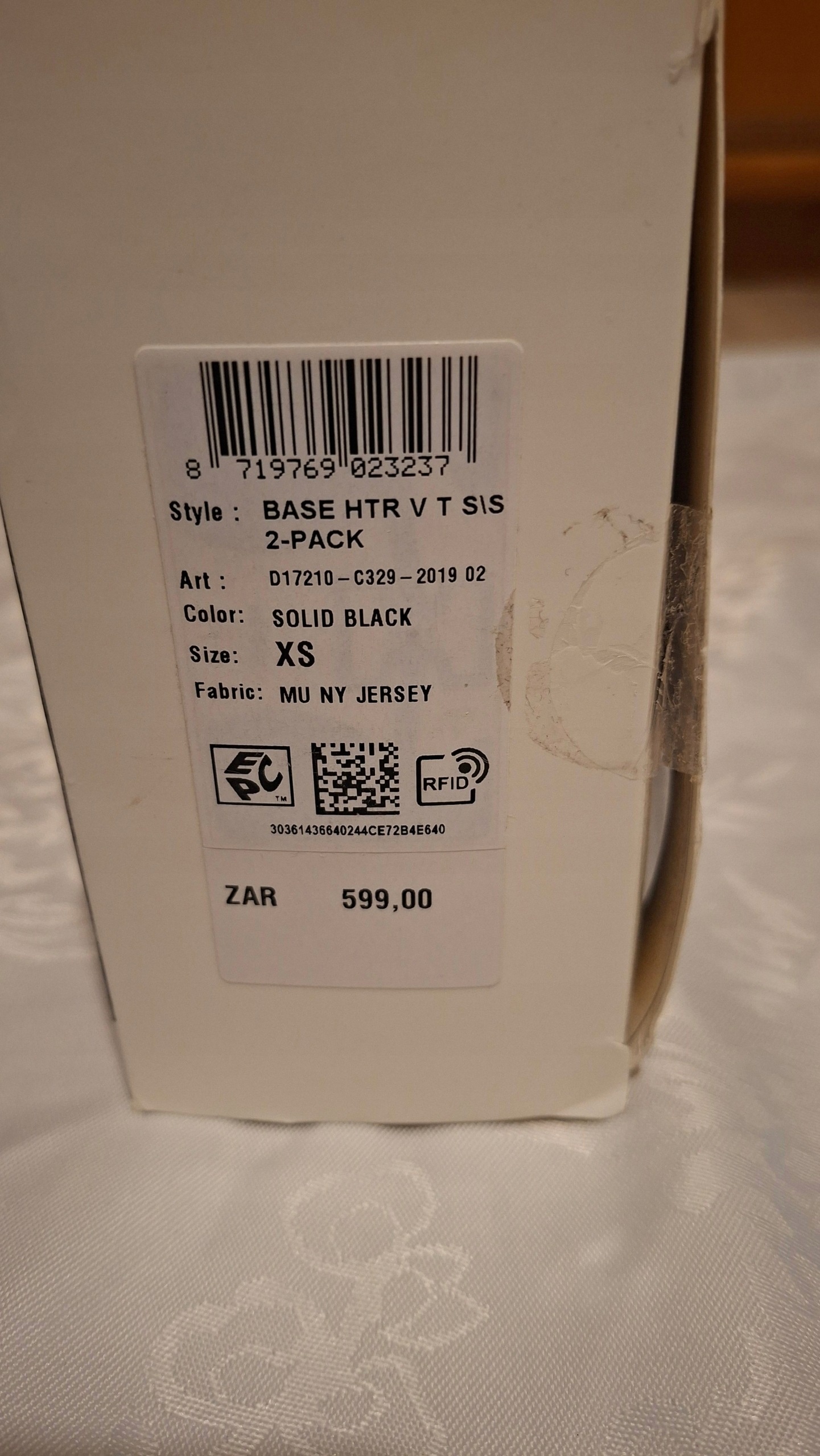 G-Star RAW 2-pak czarnych T-shirtów z krótkim rękawem i dekoltem V XS — zdjęcie 8