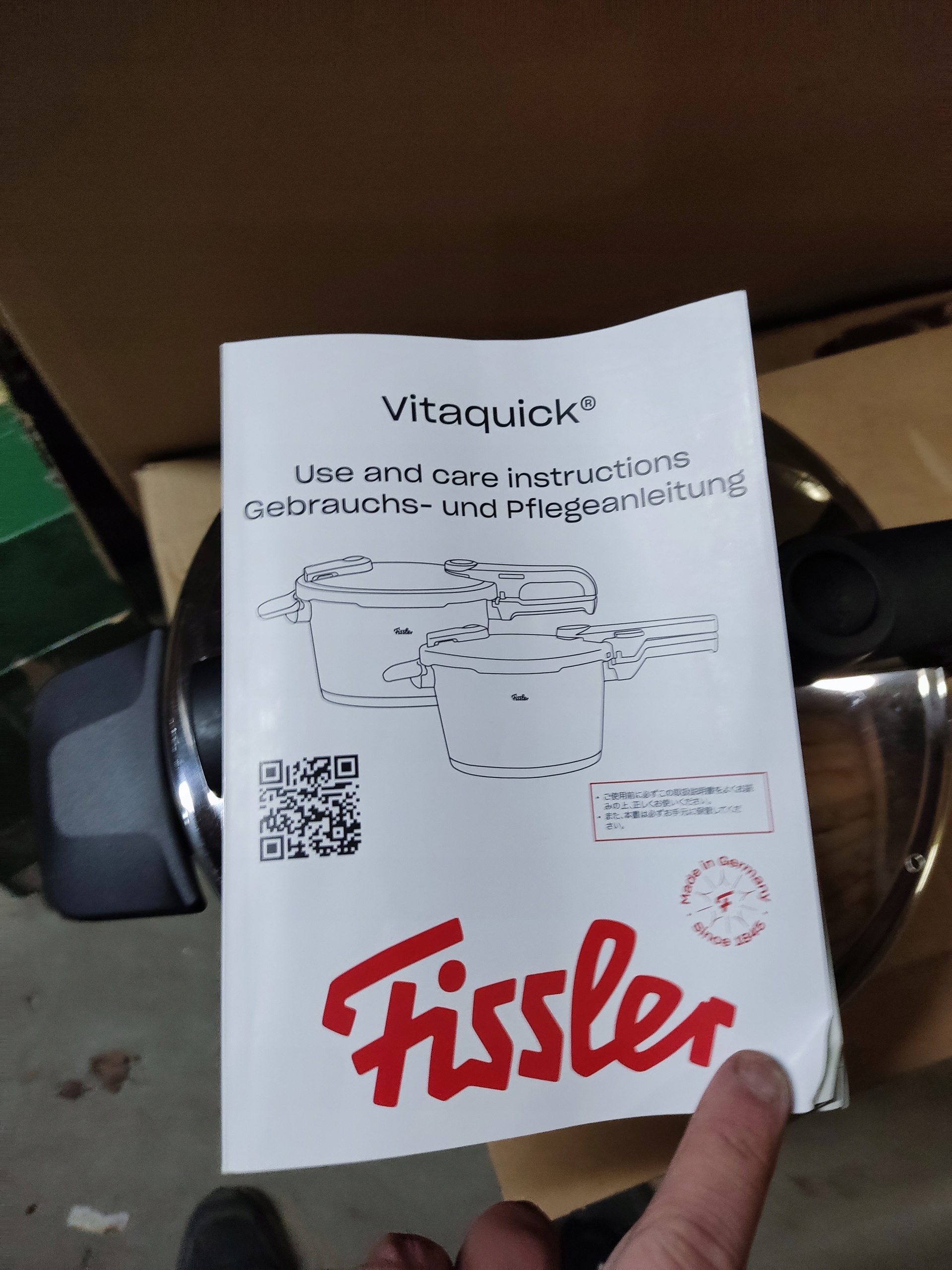 Szybkowar Fissler Vitaquick 4,5L 22cm Indukcja Stal NierdzewnaMadeinGermany — zdjęcie 4
