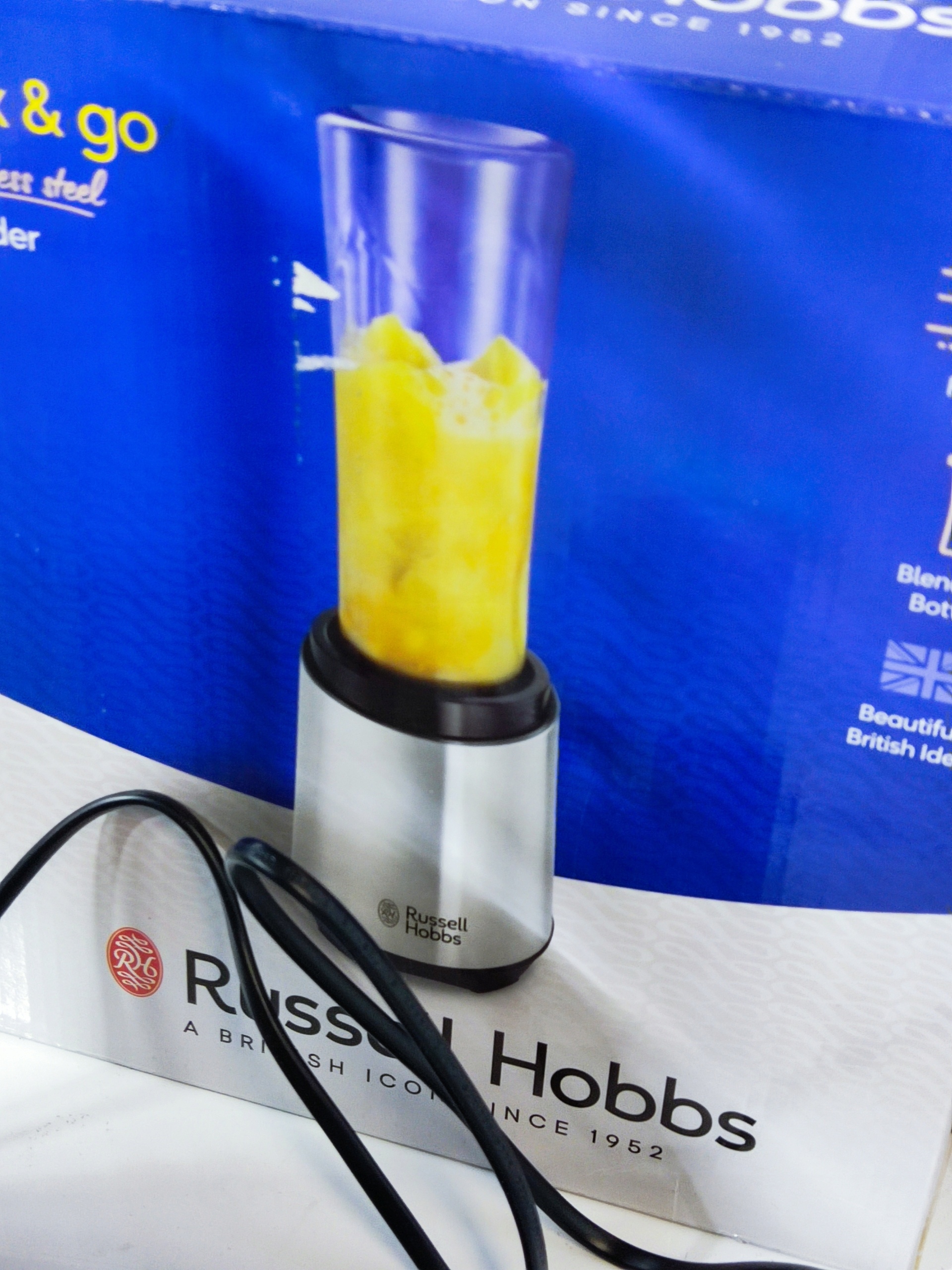 Russell Hobbs Mix&Go blender personalny smoothie 300W bidon stalowy — zdjęcie 6