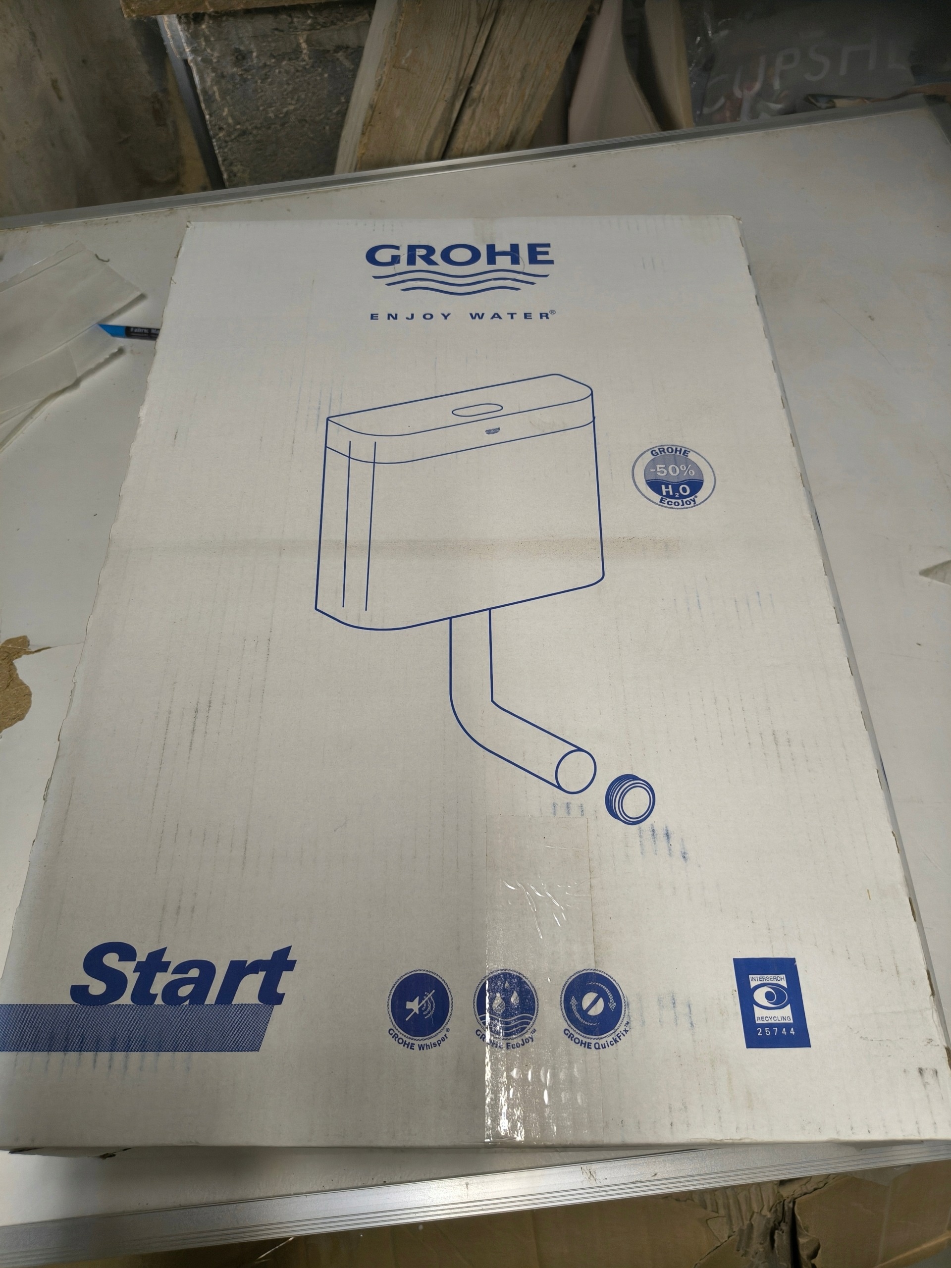 GROHE Start 37406SH0 spłuczka natynkowa WC 6-9L biała oszczędna — zdjęcie 4
