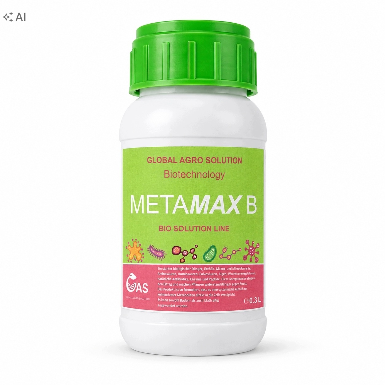 META MAX B 300 ml organiczny nawóz biologiczny do roślin i gleby — zdjęcie 2
