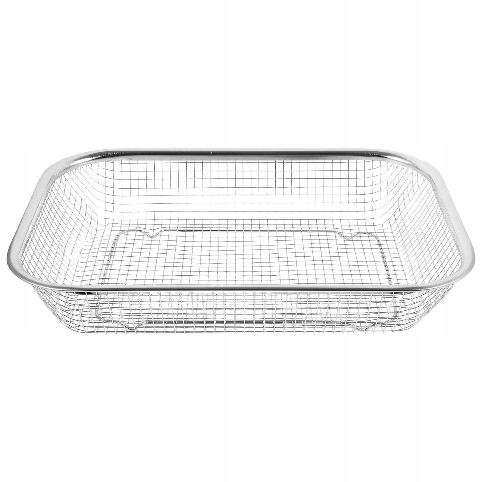 Koszyk Ociekacz do Zlewu Stal Nierdzewna Sitko Cedzak 30x22 cm — zdjęcie 2