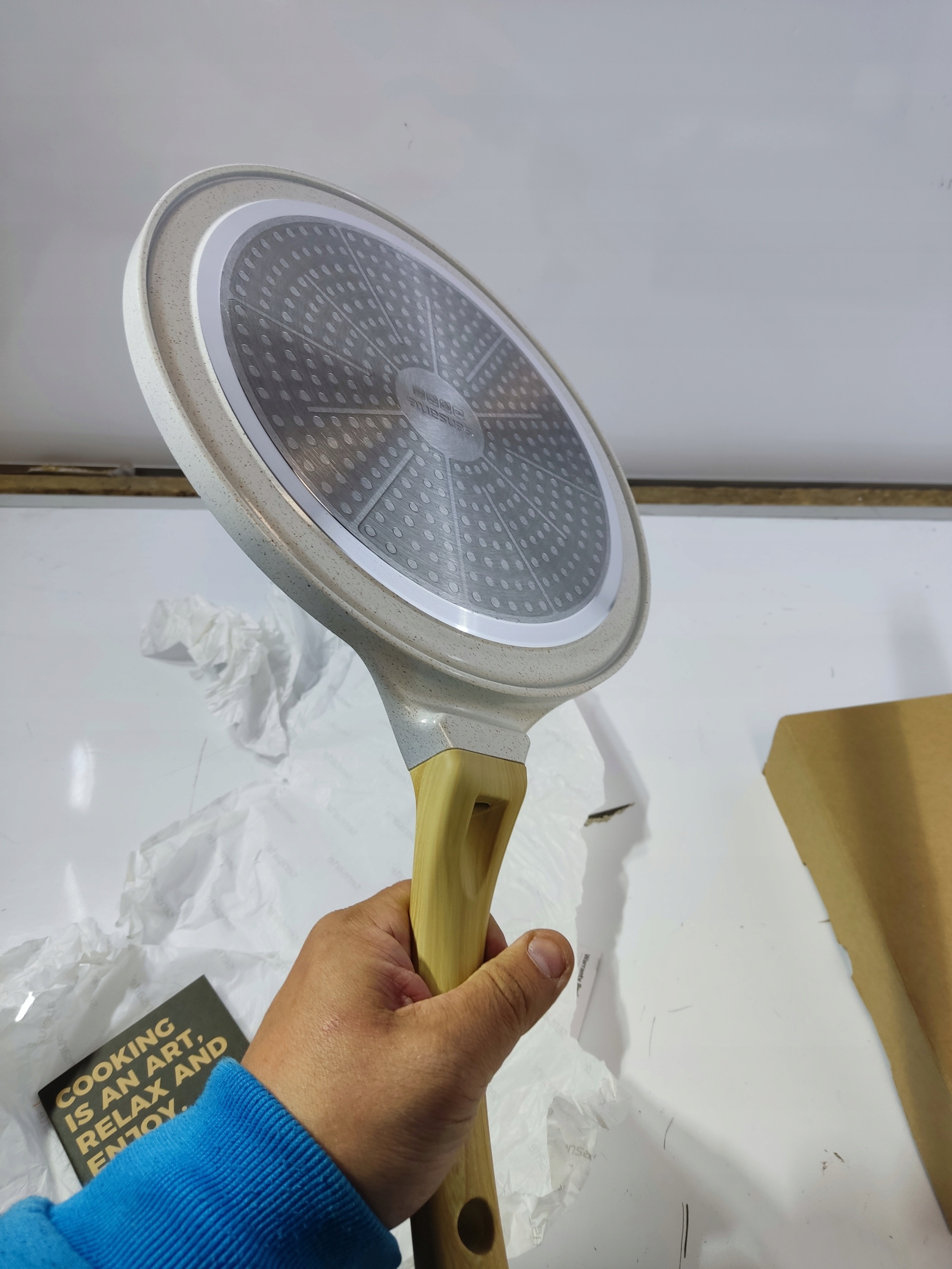 patelnia do naleśników sensarte 26 cm indukcja gazówka non stick — zdjęcie 10