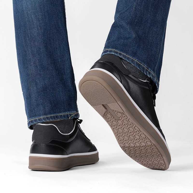 BRUNO MARC buty męskie sneakersy czarne casual rozmiar 47 — zdjęcie 8